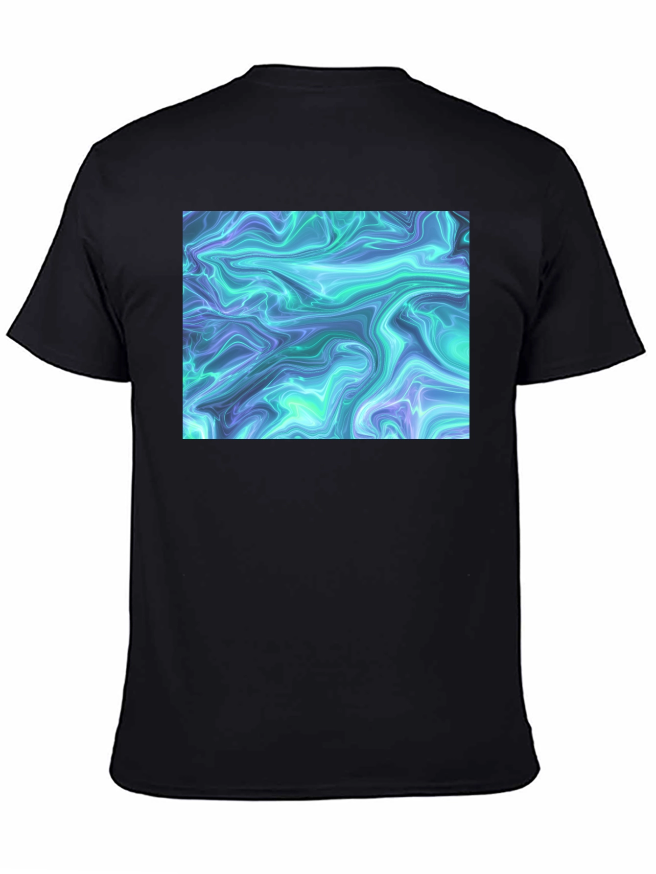 Abstract Swirl Graphic Tee - Cool Casual Style