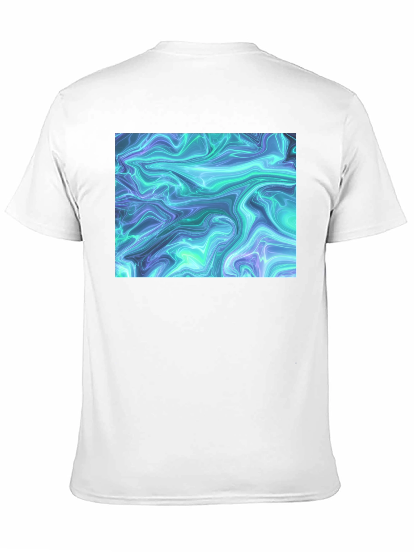 Abstract Swirl Graphic Tee - Cool Casual Style