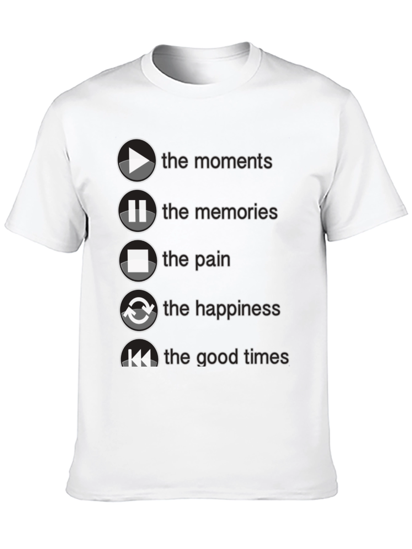 Moments Memories Pain Happiness T-Shirt