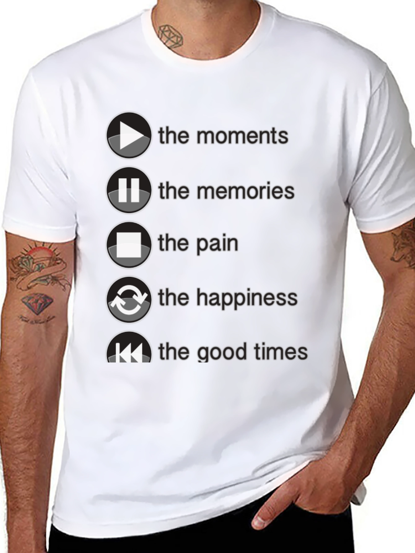 Moments Memories Pain Happiness T-Shirt