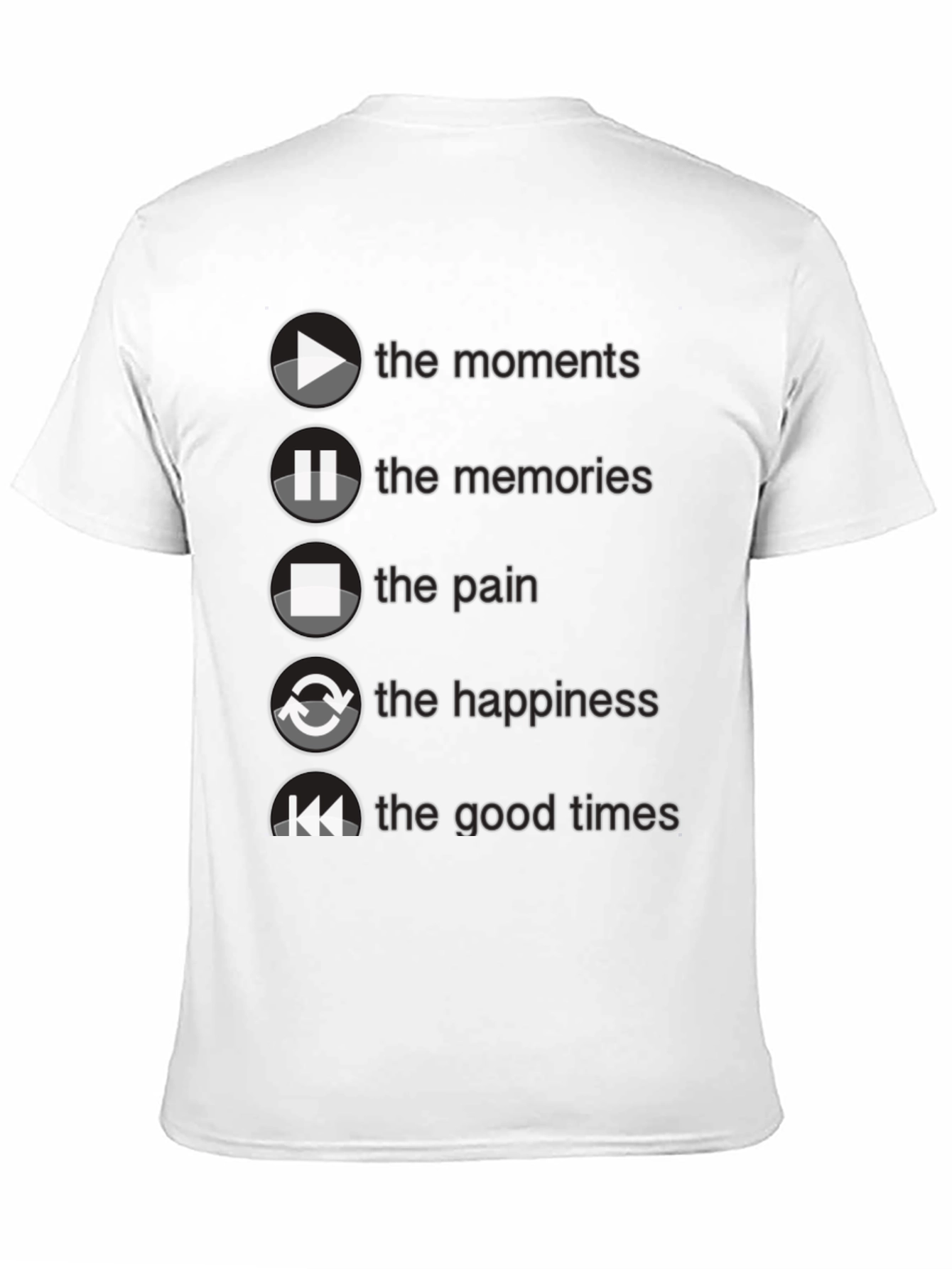 Moments Memories Pain Happiness T-Shirt