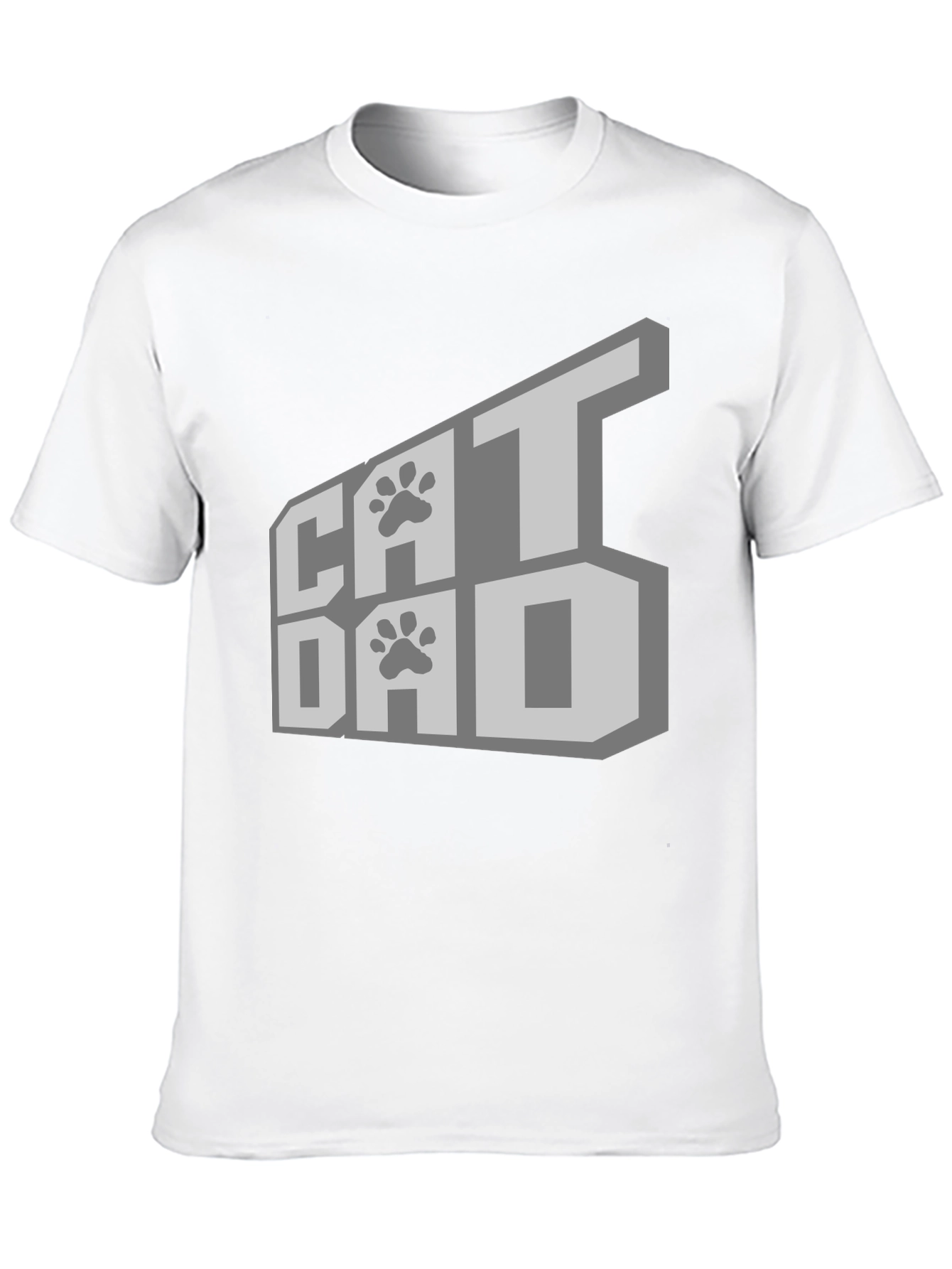 Cat Dad T-Shirt - Black