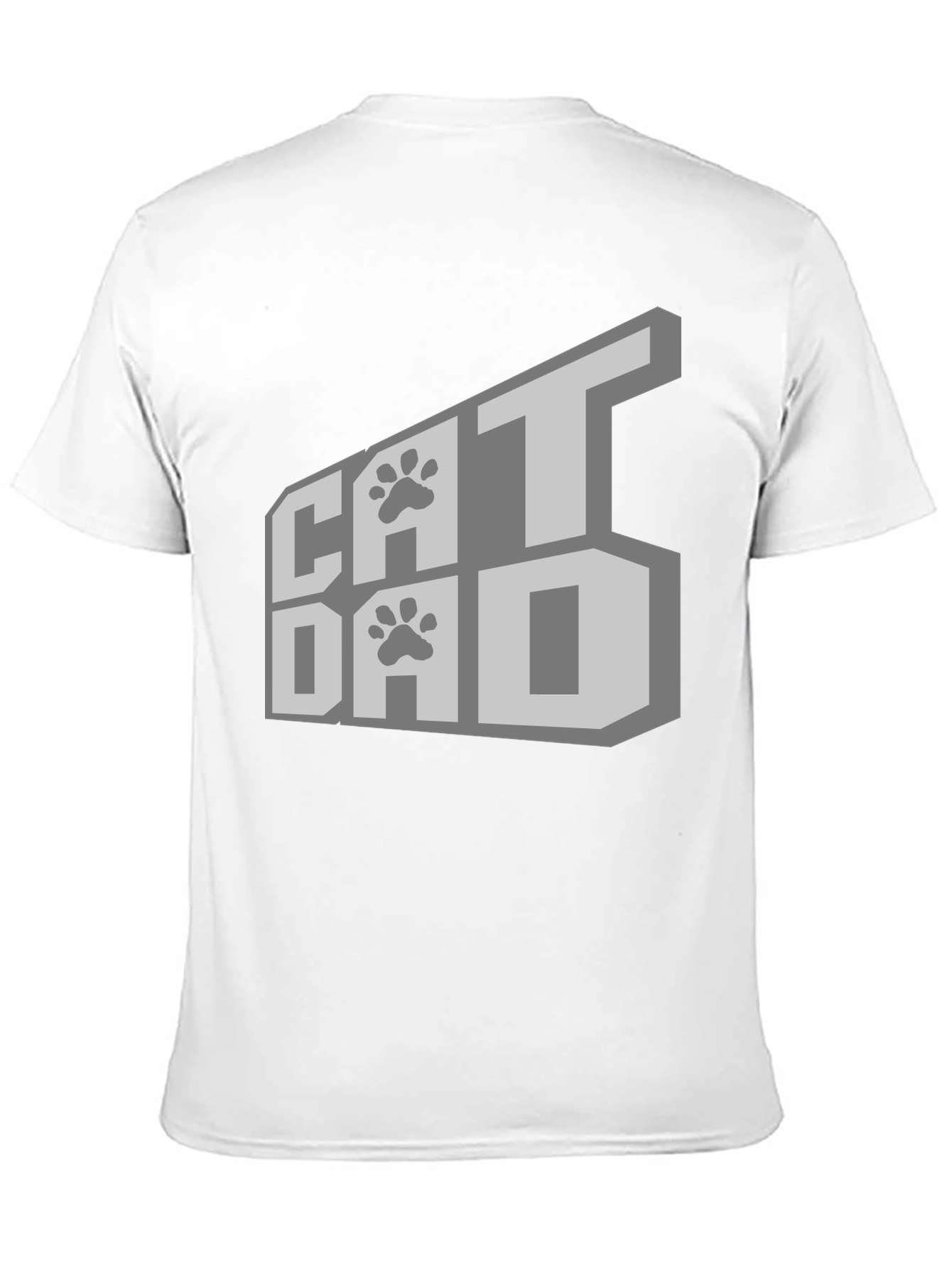 Cat Dad T-Shirt - Black