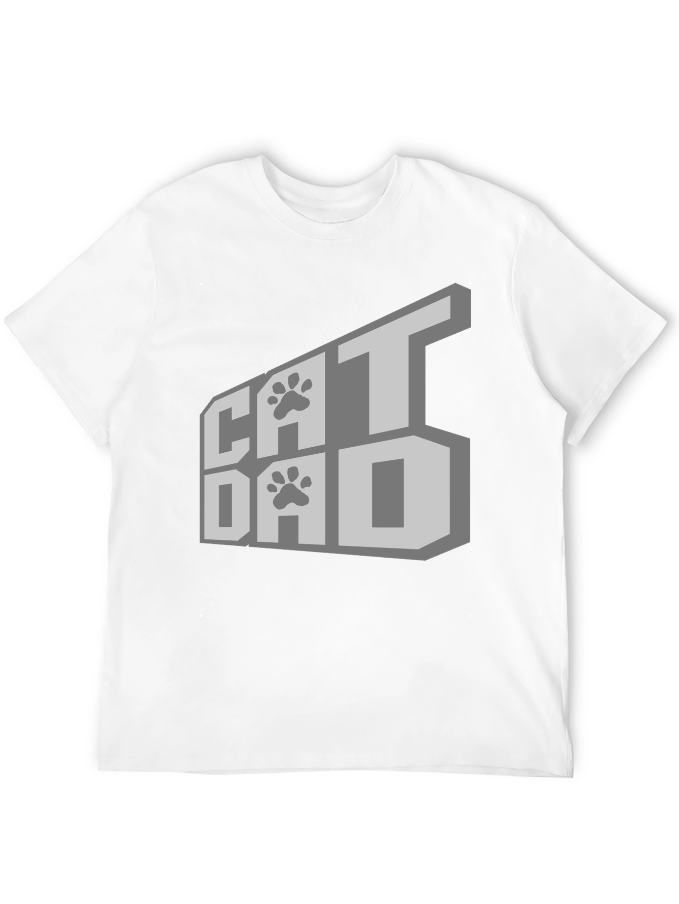 Cat Dad T-Shirt - Black