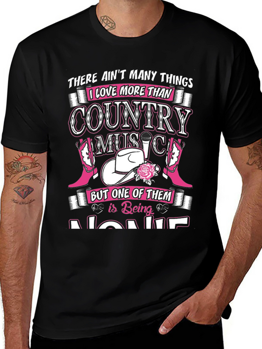 Country Music Loving Mom Graphic T-Shirt