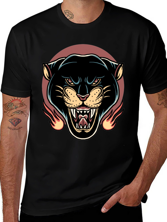Black Panther Graphic Tee - Mens Fashion
