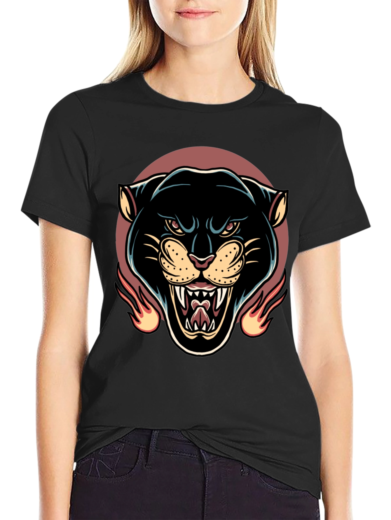Black Panther Graphic Tee - Mens Fashion