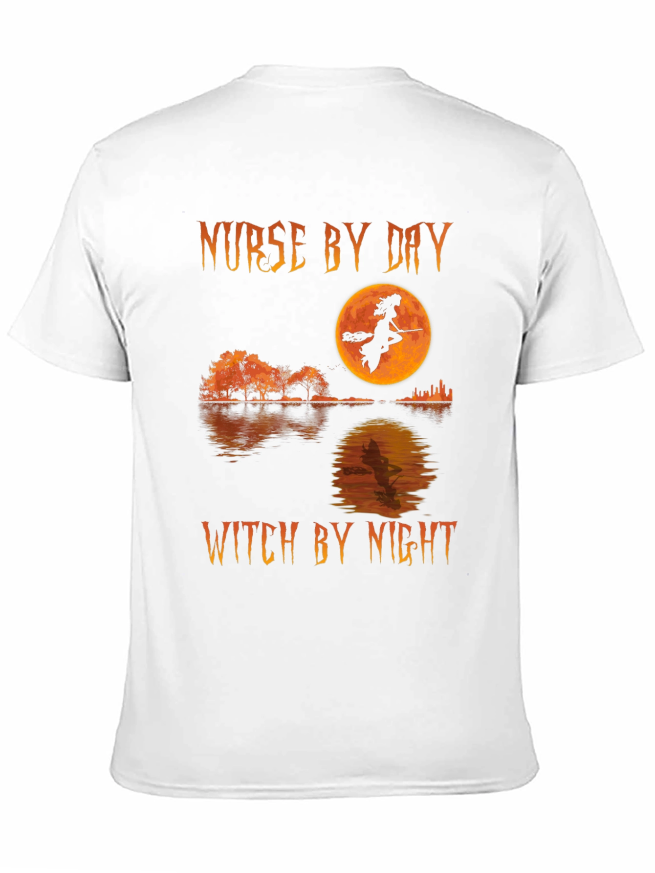 Nurse by Day Witch by Night Halloween T-Shirt