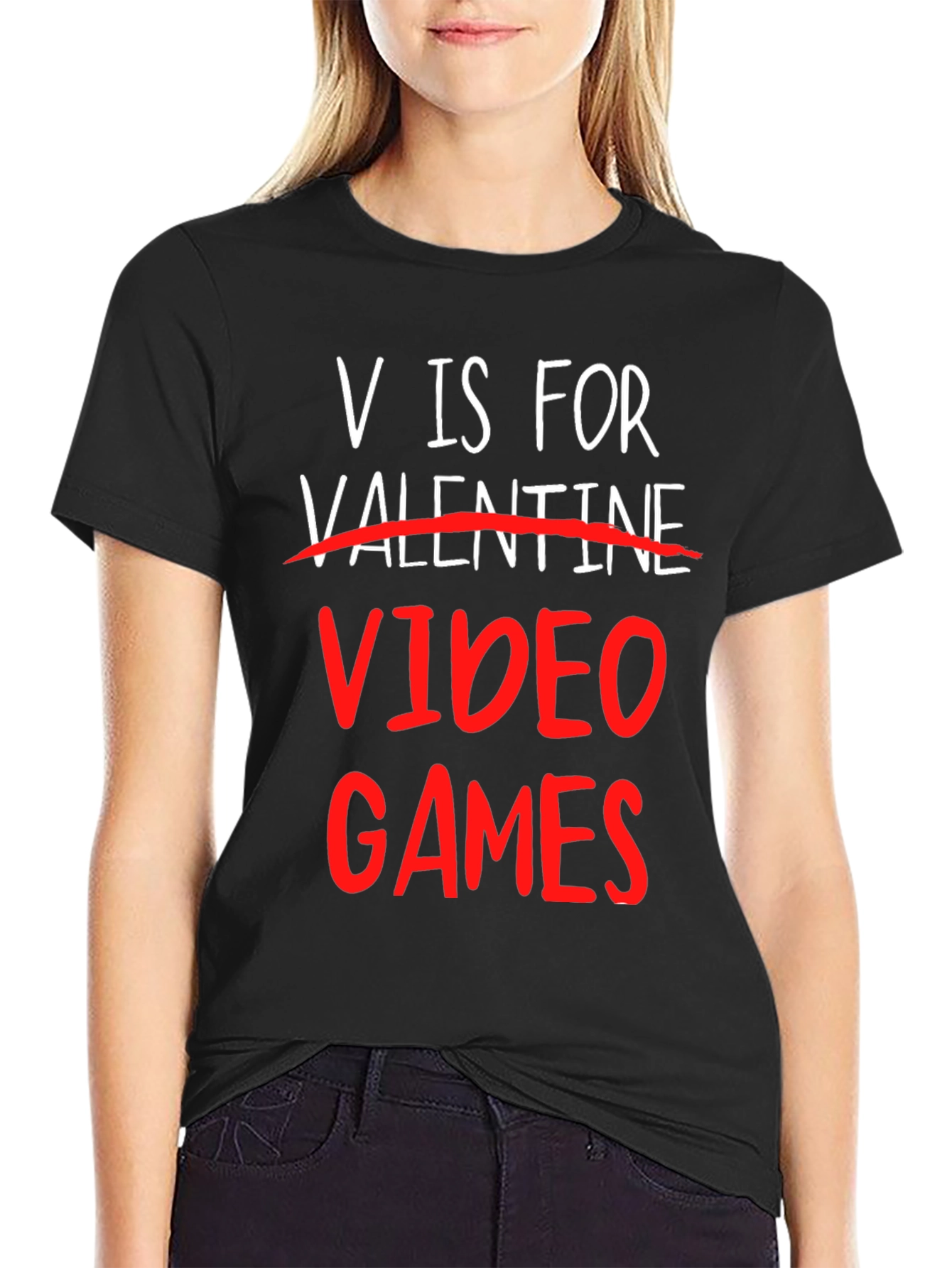 V is for Video Games Graphic Tee
