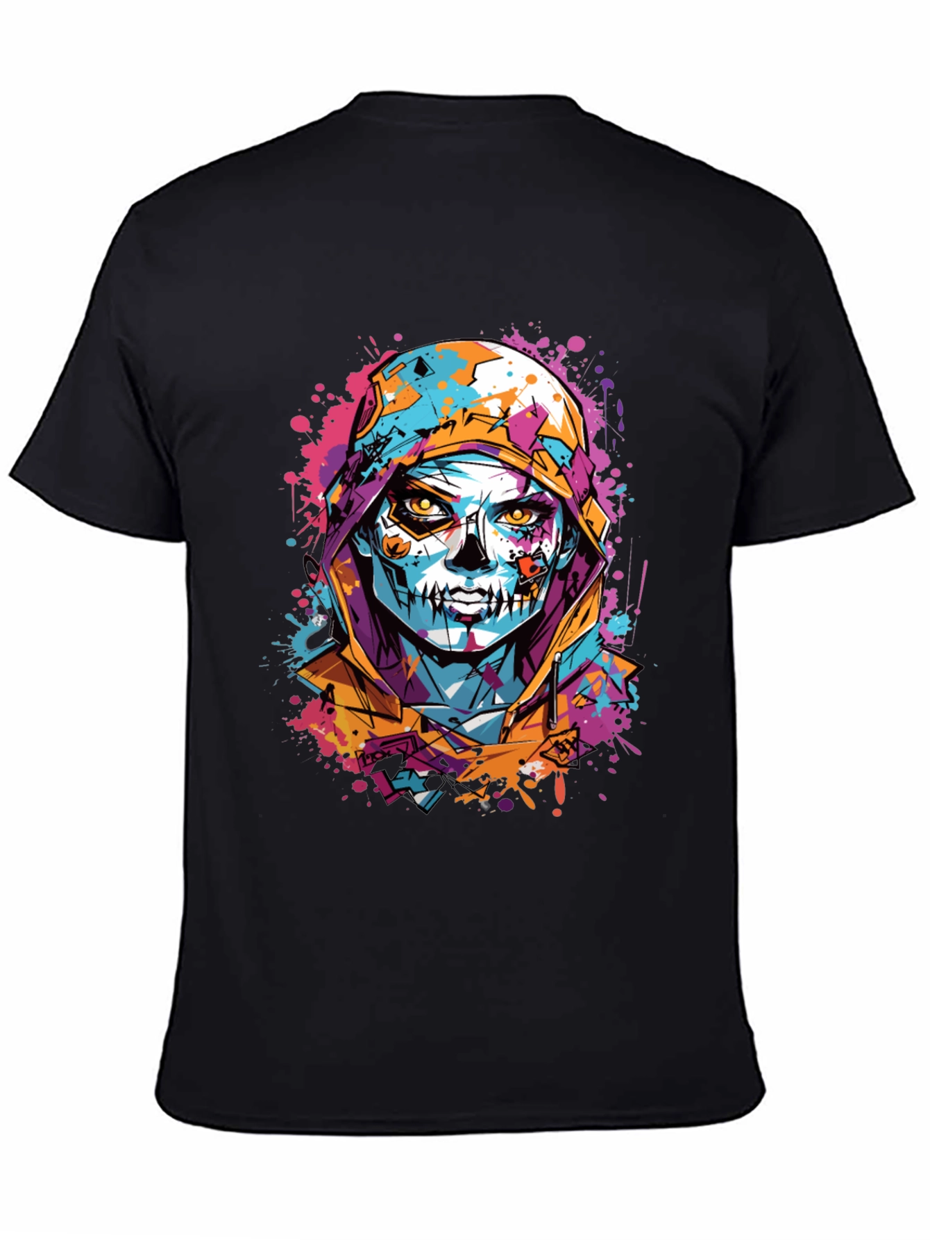 Skull Art Print T-Shirt - Unique Graphic Tee