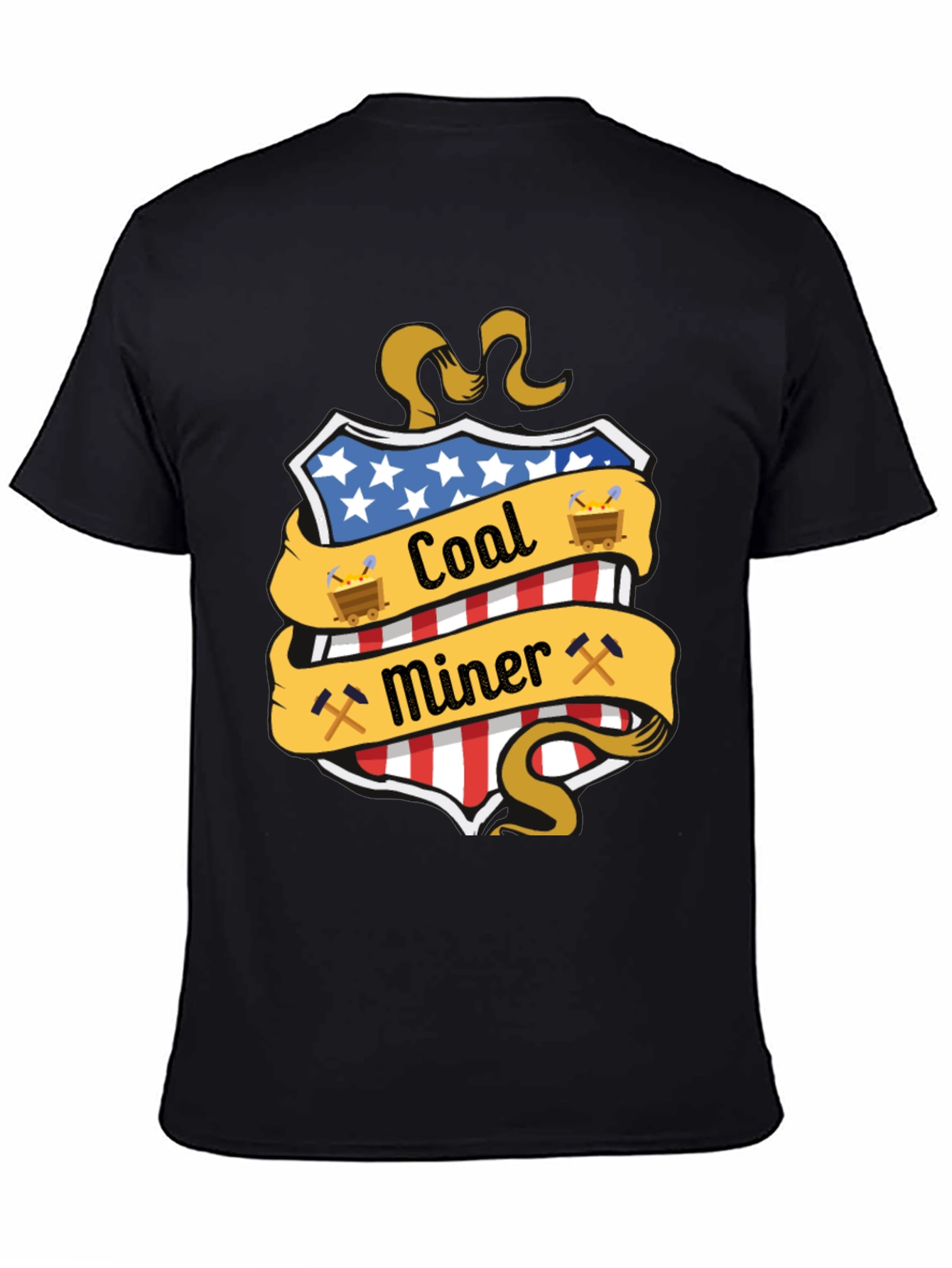 Coal Miner USA Patriotic T-Shirt