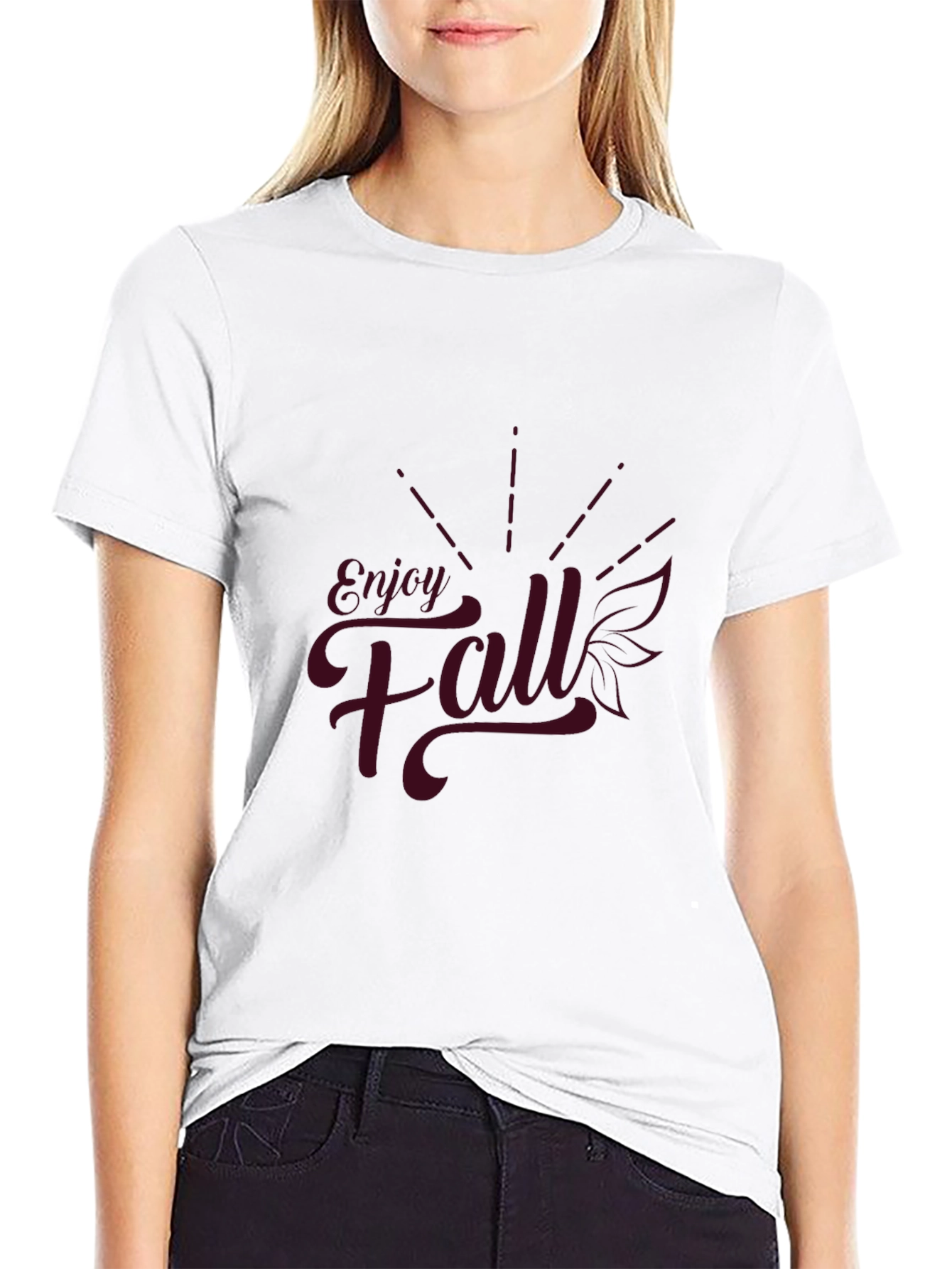 Enjoy Fall Graphic Tee - Autumn Comfort