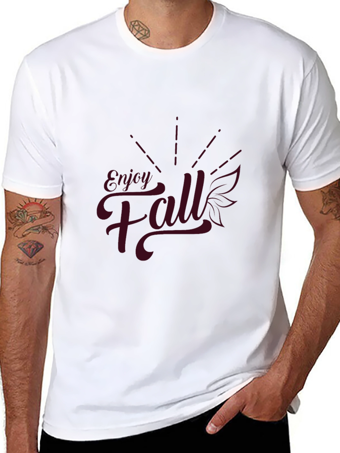 Enjoy Fall Graphic Tee - Autumn Comfort