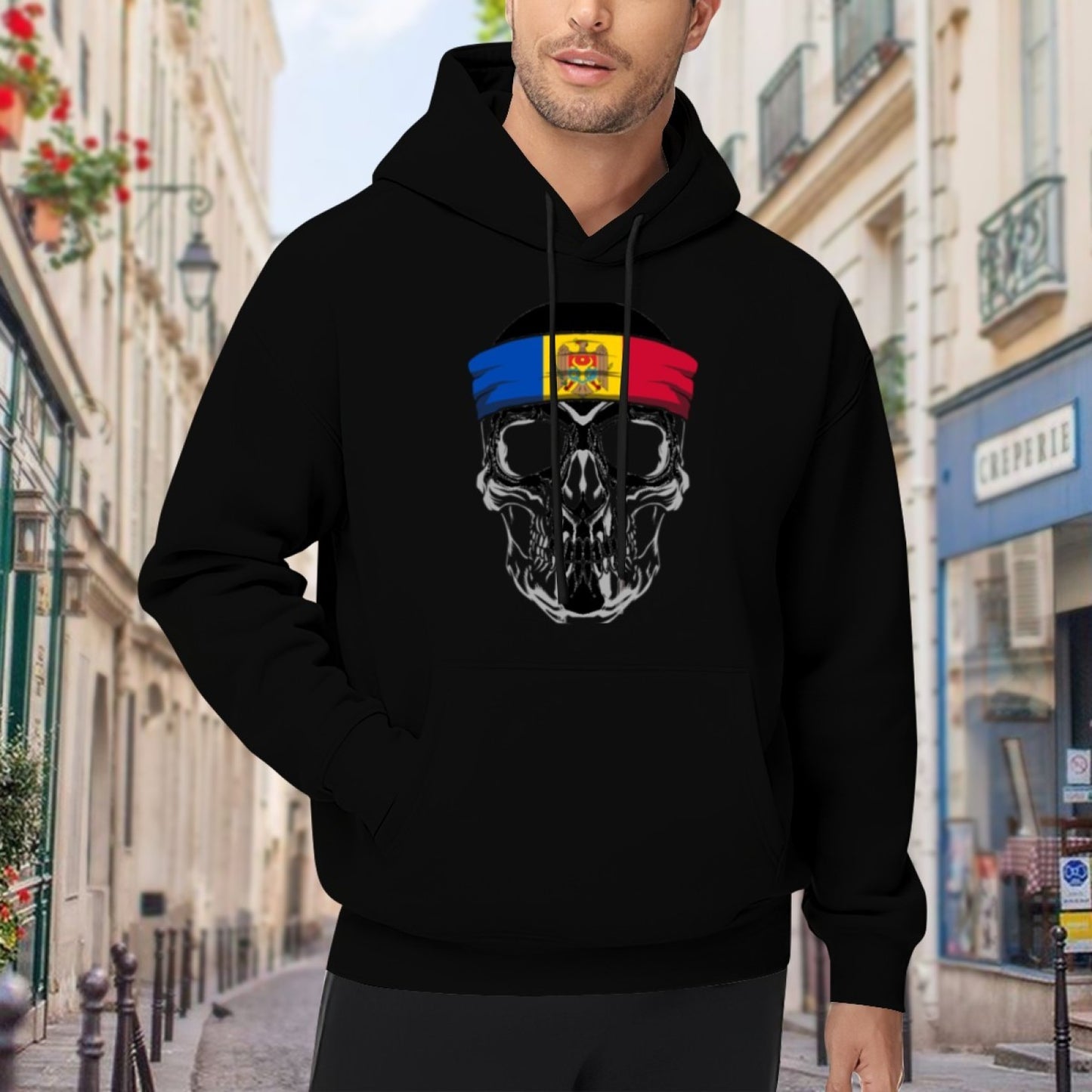 Stylish New Unisex Black Hoodie - Blues Harmonica Graphic - Comfortable Hoodie - American Direct Shipping