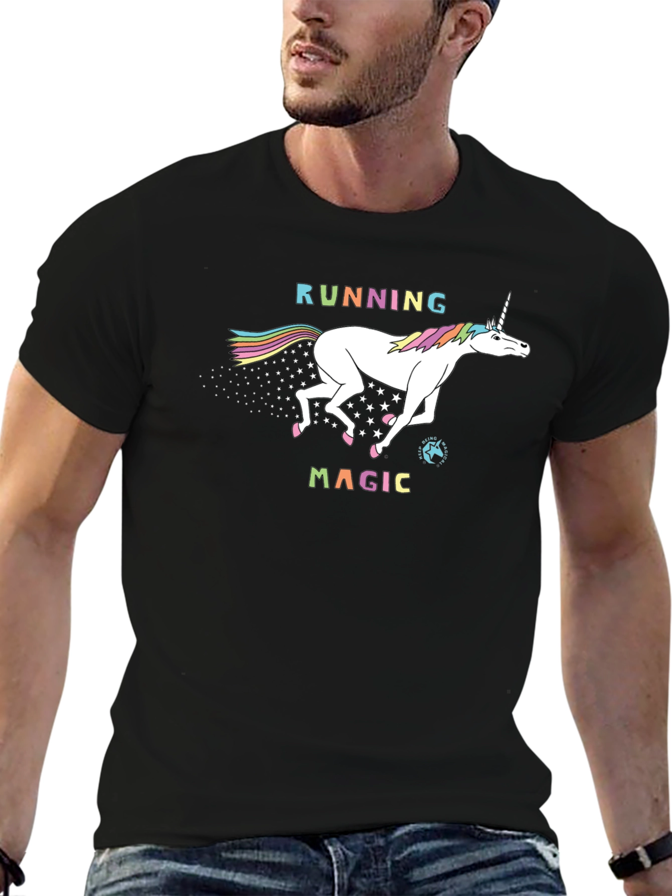 Unicorn Running Magic T-Shirt