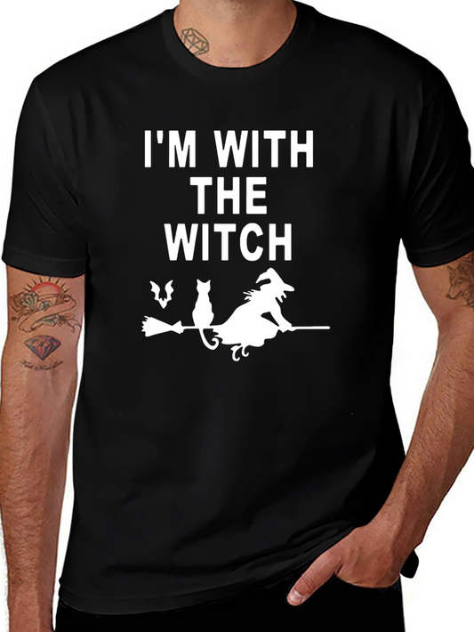 Im With The Witch T-Shirt - Halloween Fun!
