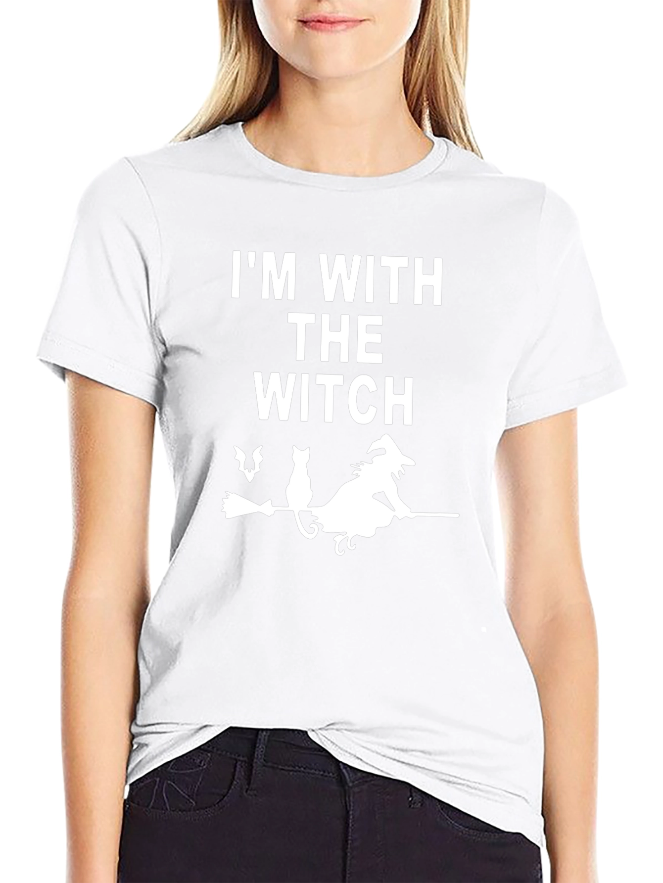 Im With The Witch T-Shirt - Halloween Fun!