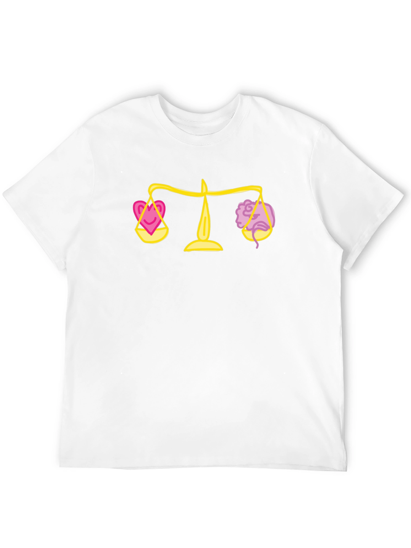 Balance Heart & Mind Black Graphic Tee