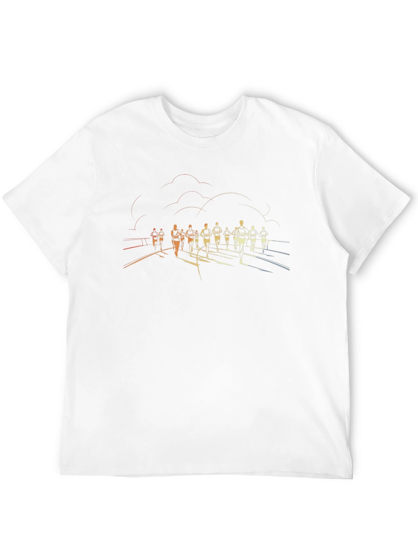 Runners Silhouette Black T-Shirt