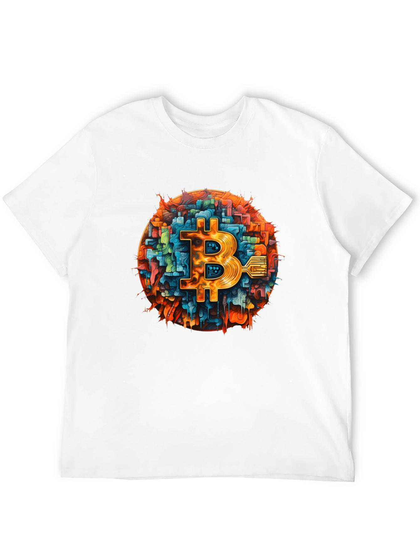 Bitcoin Tech T-Shirt - Black Crypto Tee