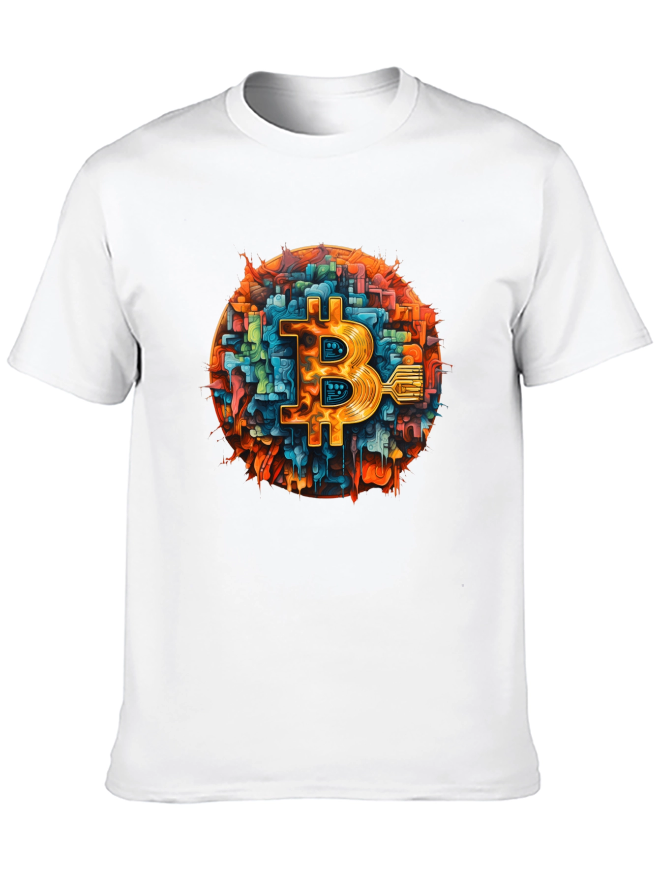 Bitcoin Tech T-Shirt - Black Crypto Tee