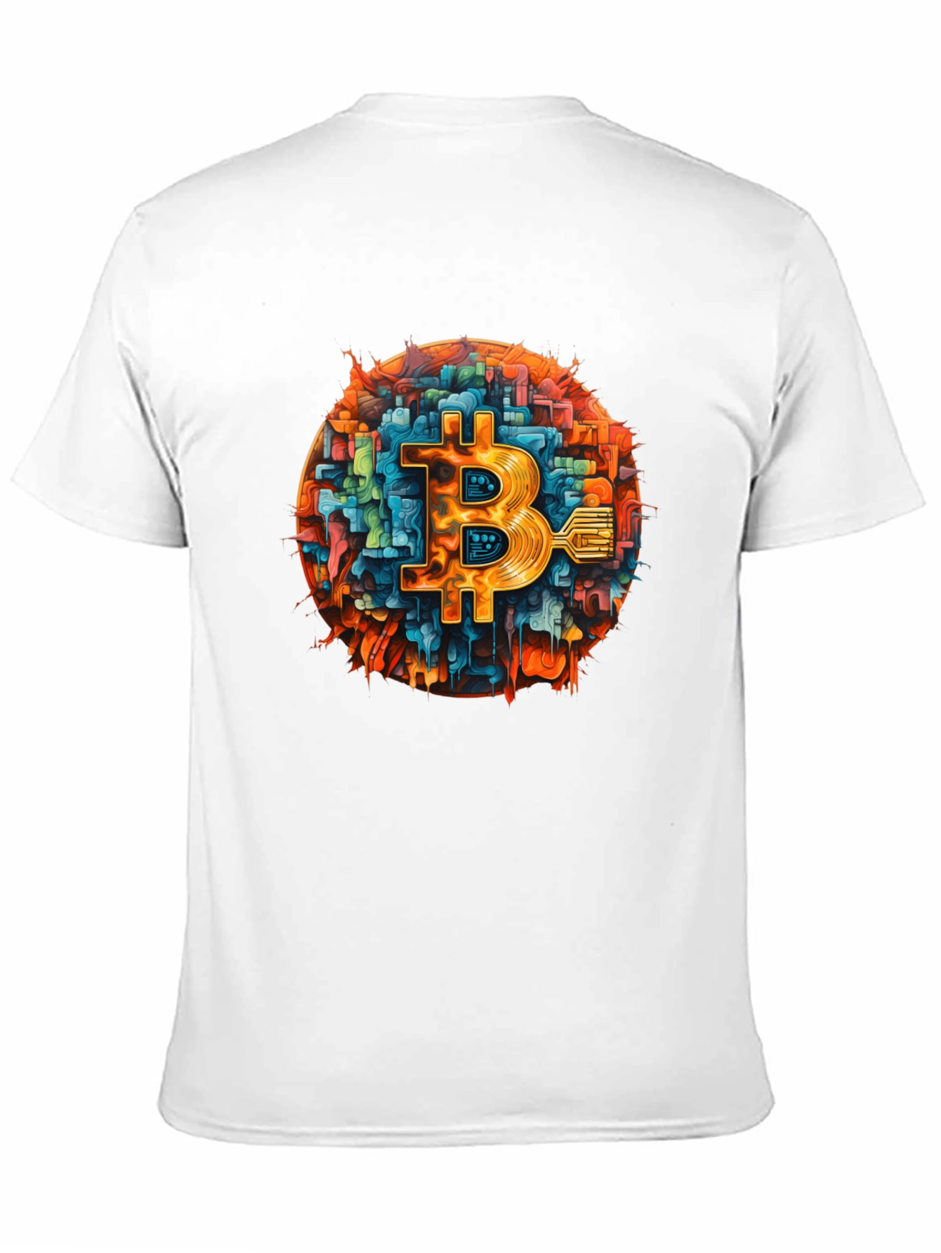 Bitcoin Tech T-Shirt - Black Crypto Tee