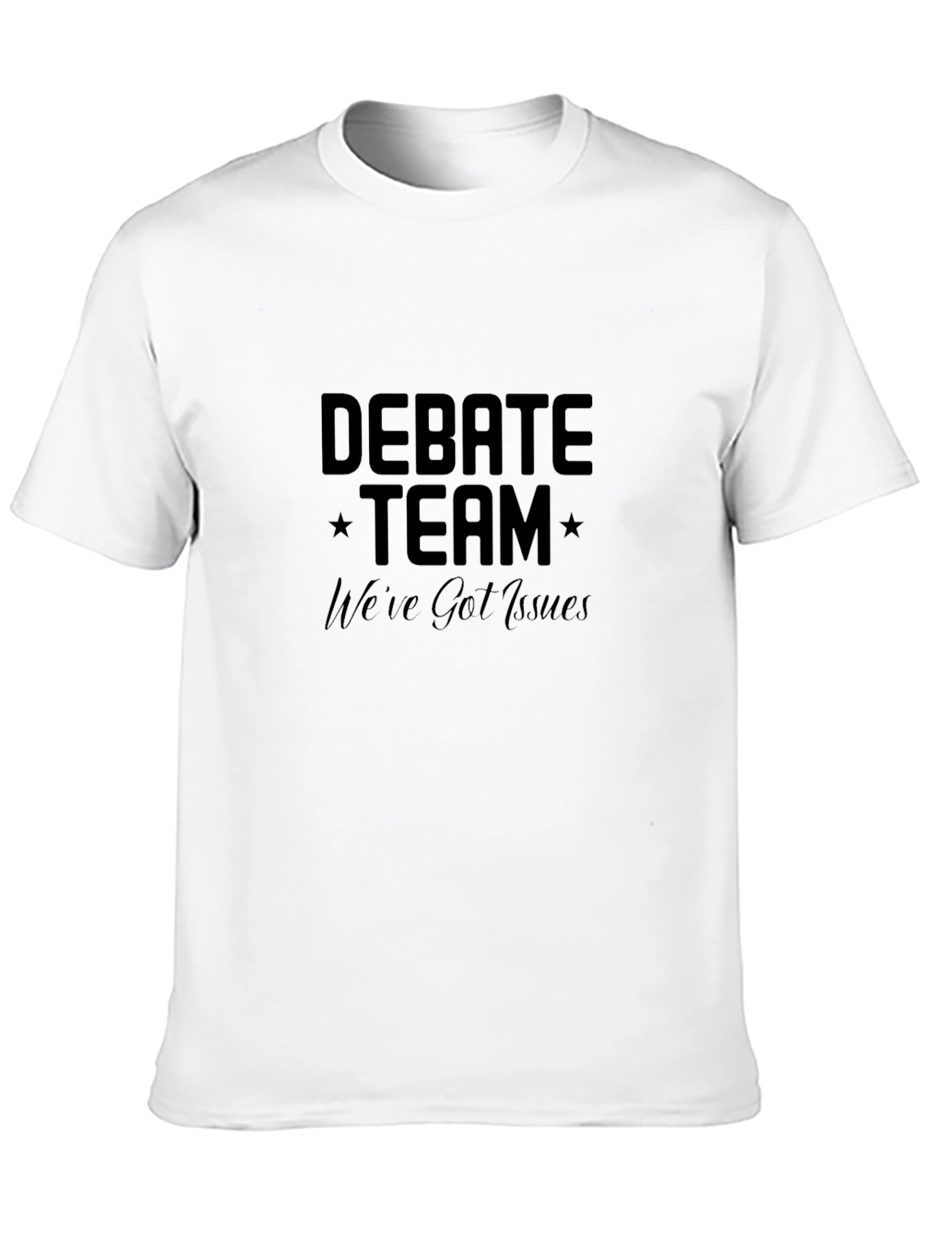 Debate Team Issues Black T-Shirt