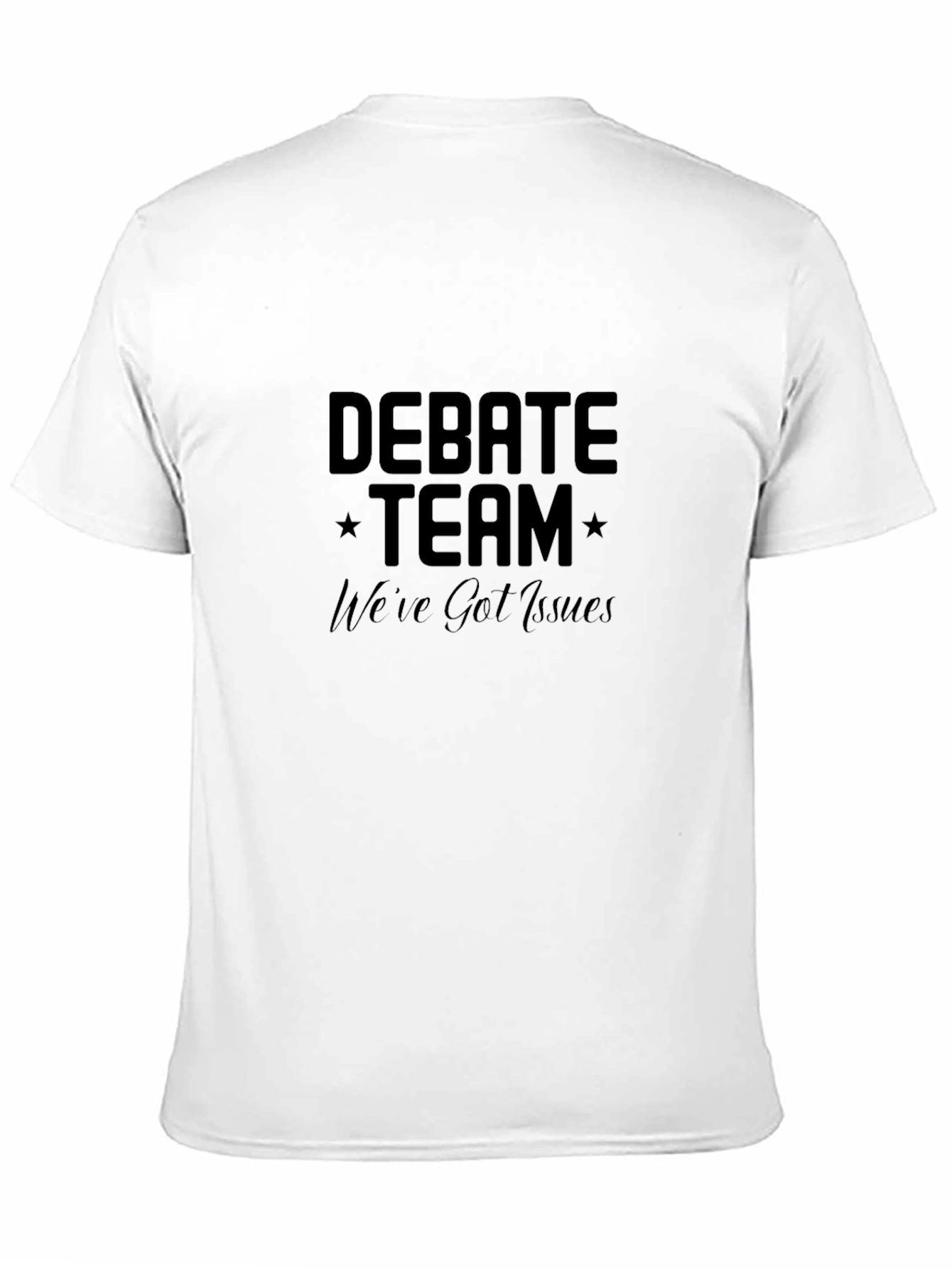 Debate Team Issues Black T-Shirt