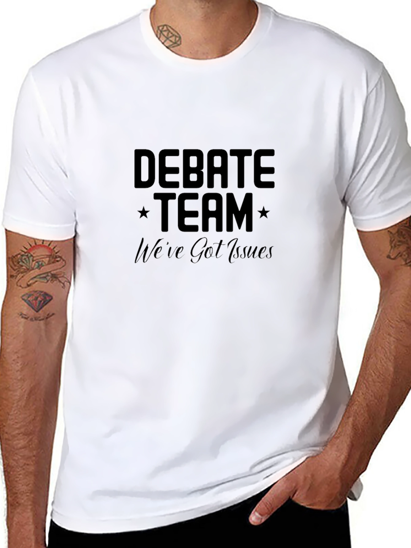 Debate Team Issues Black T-Shirt