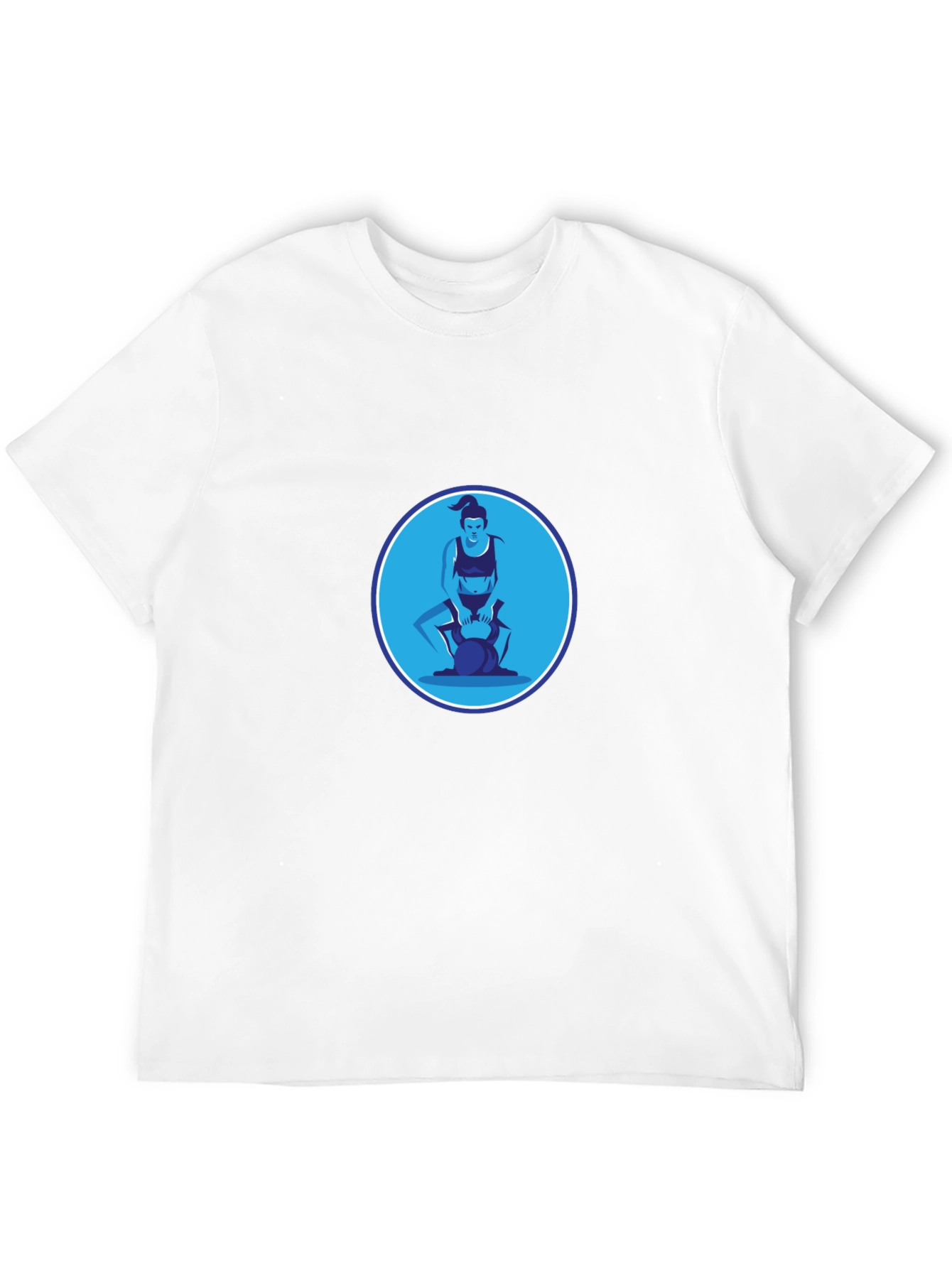 Workout Graphic Tee - Kettlebell Design