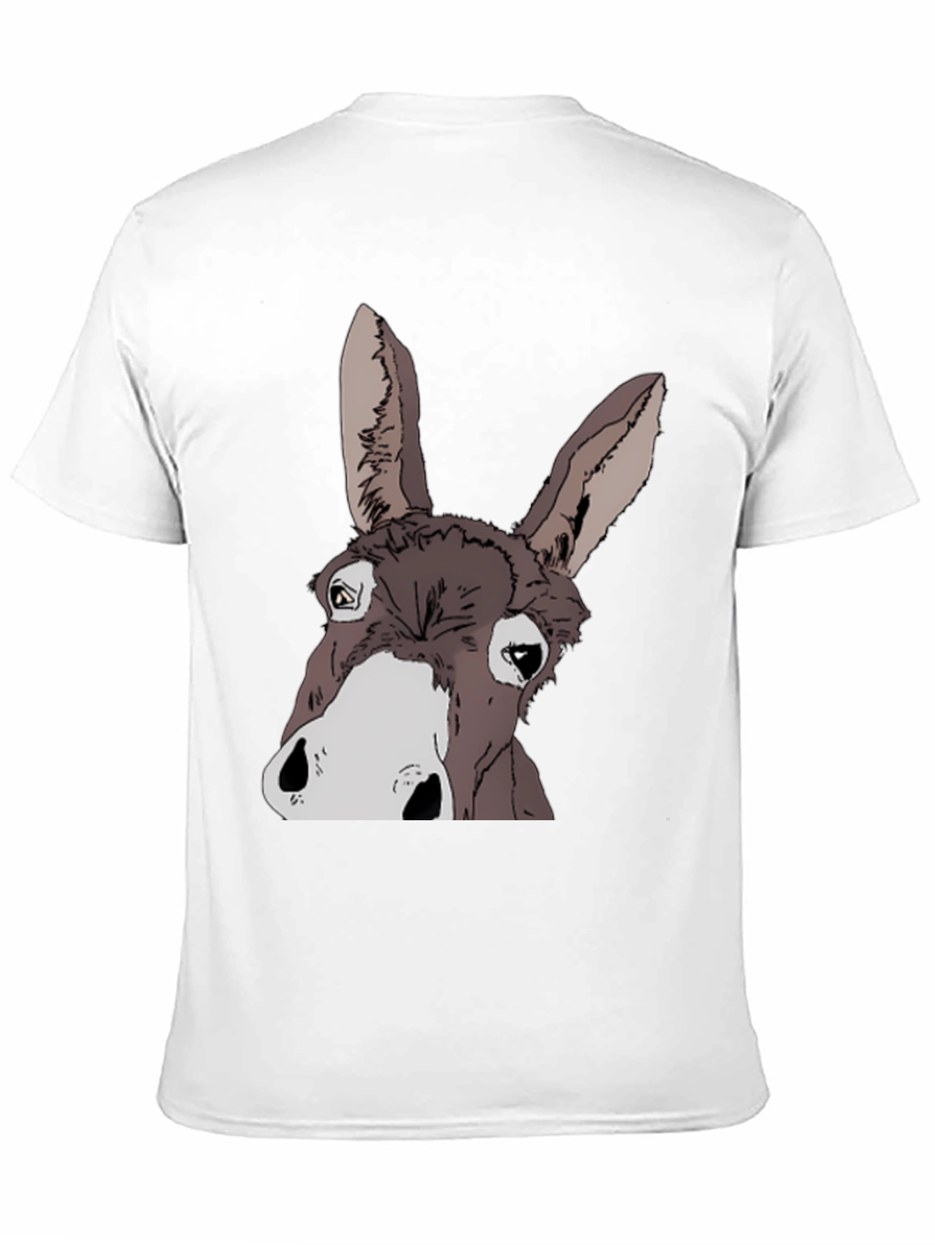 Funny Donkey Graphic T-Shirt - Black Cotton Tee