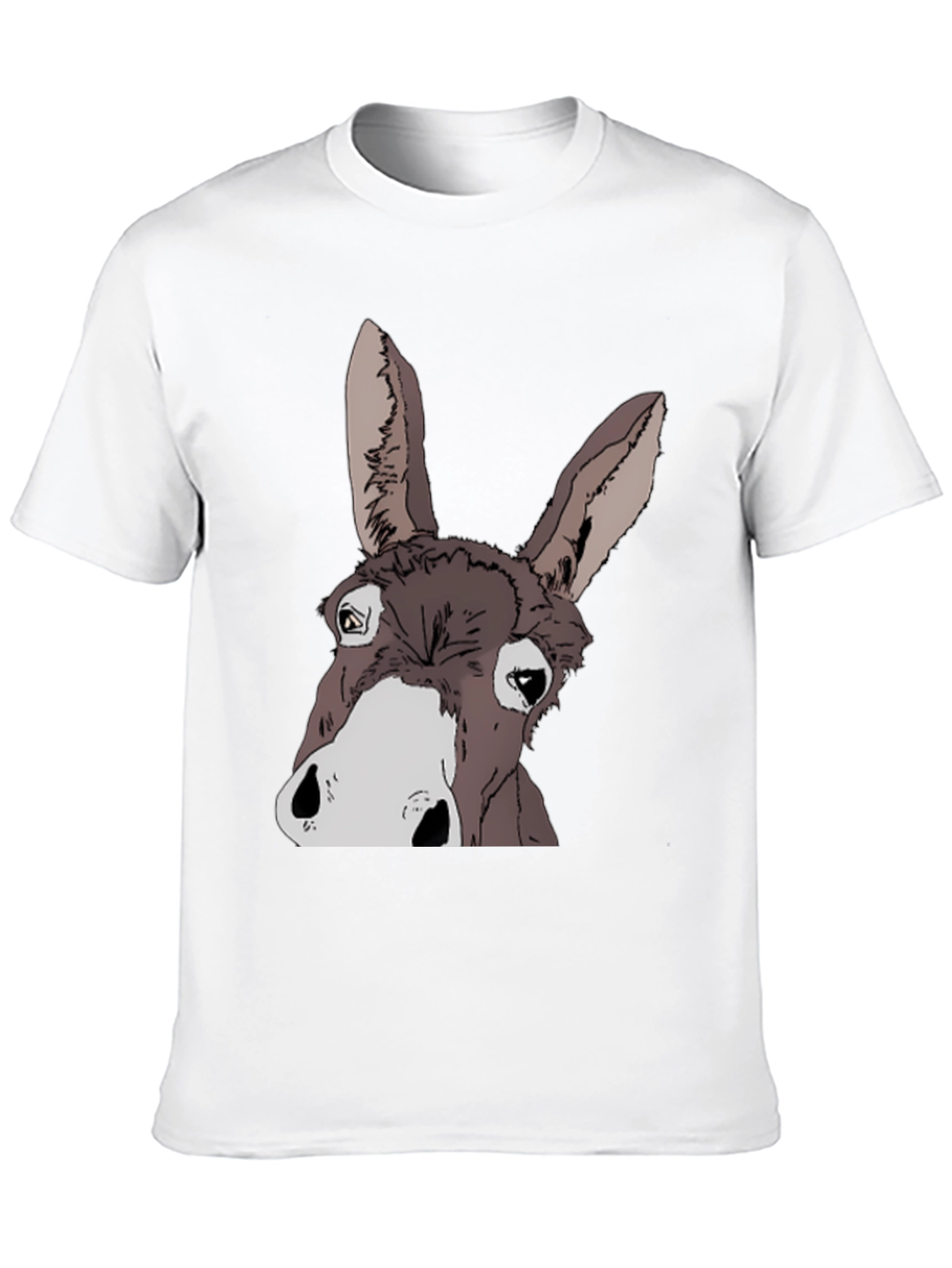 Funny Donkey Graphic T-Shirt - Black Cotton Tee