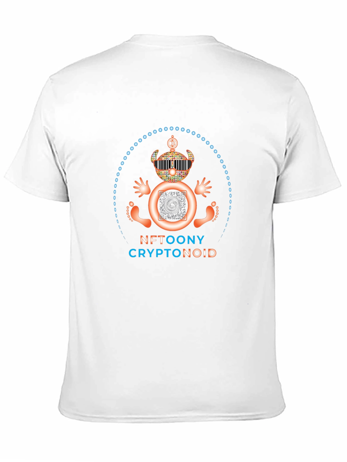 NFT Toony Cryptonoid Graphic Tee - Black