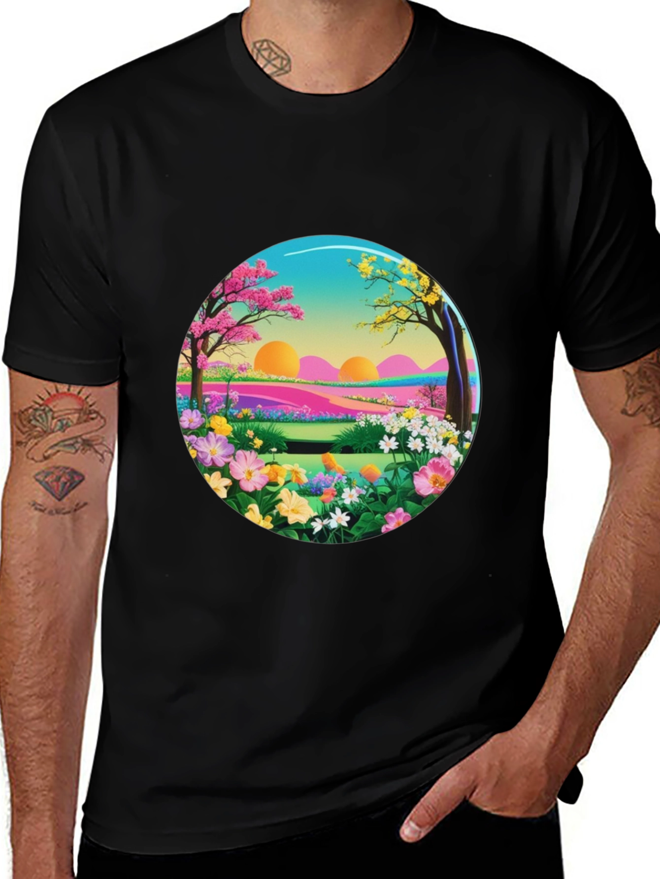 Nature Landscape Graphic Tee
