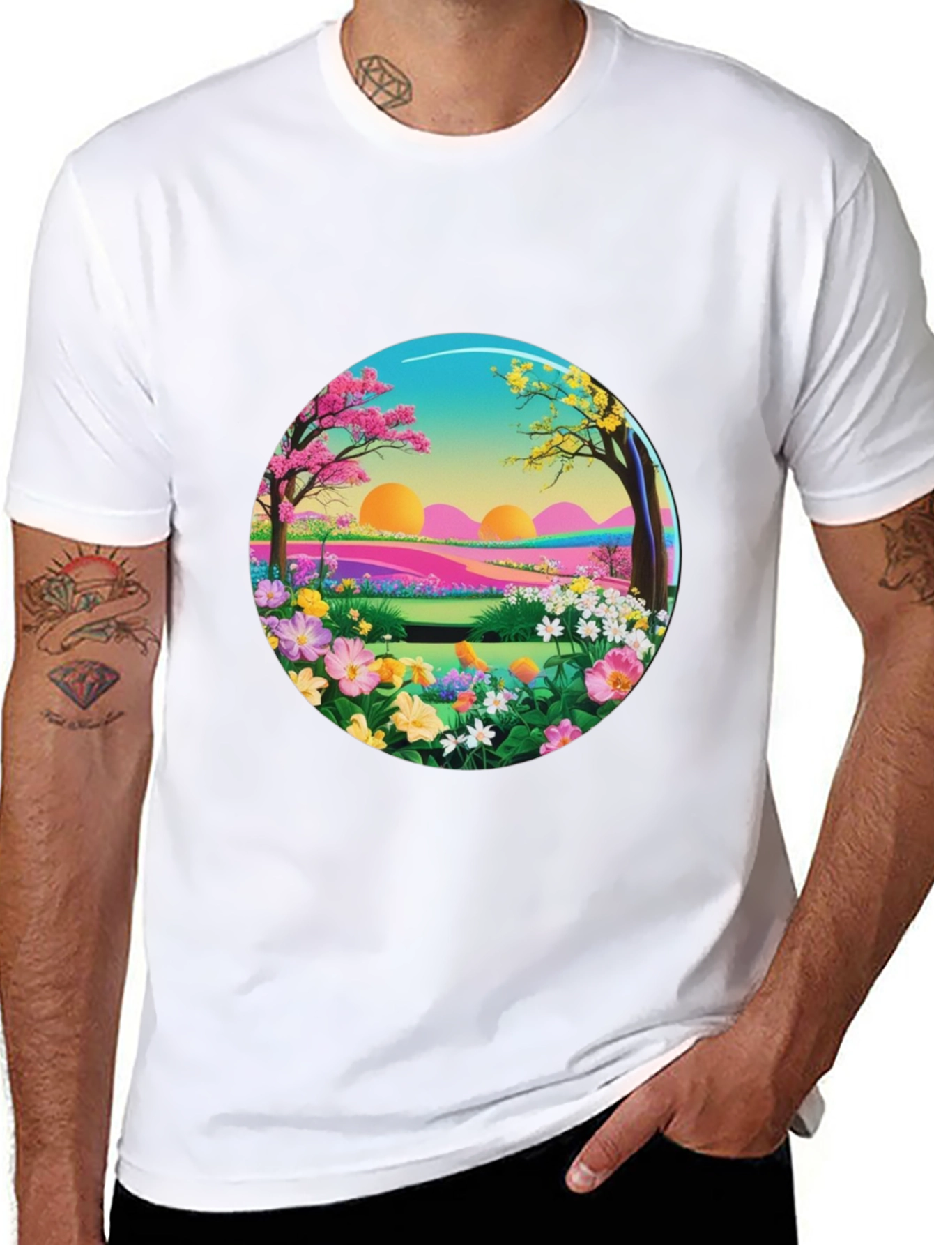 Nature Landscape Graphic Tee