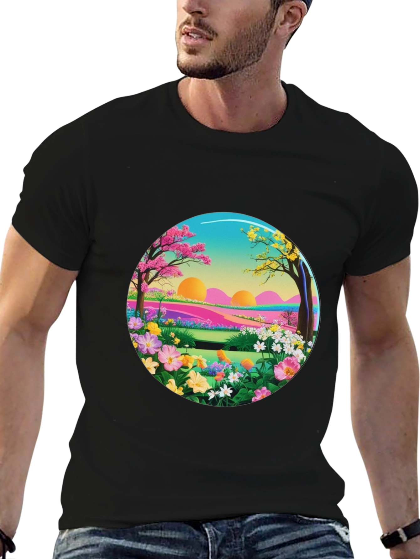Nature Landscape Graphic Tee