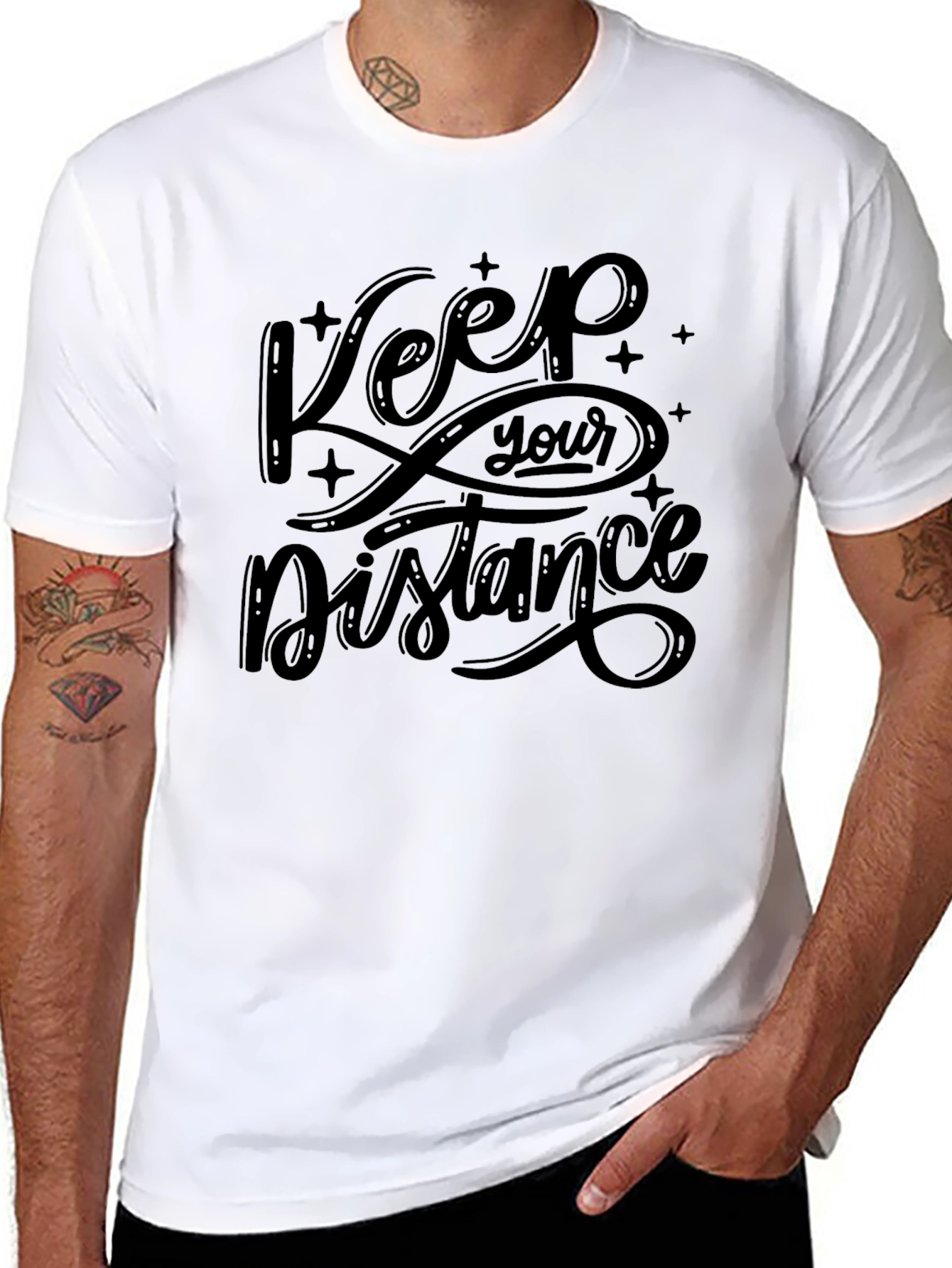 Keep Your Distance Graphic T-Shirt