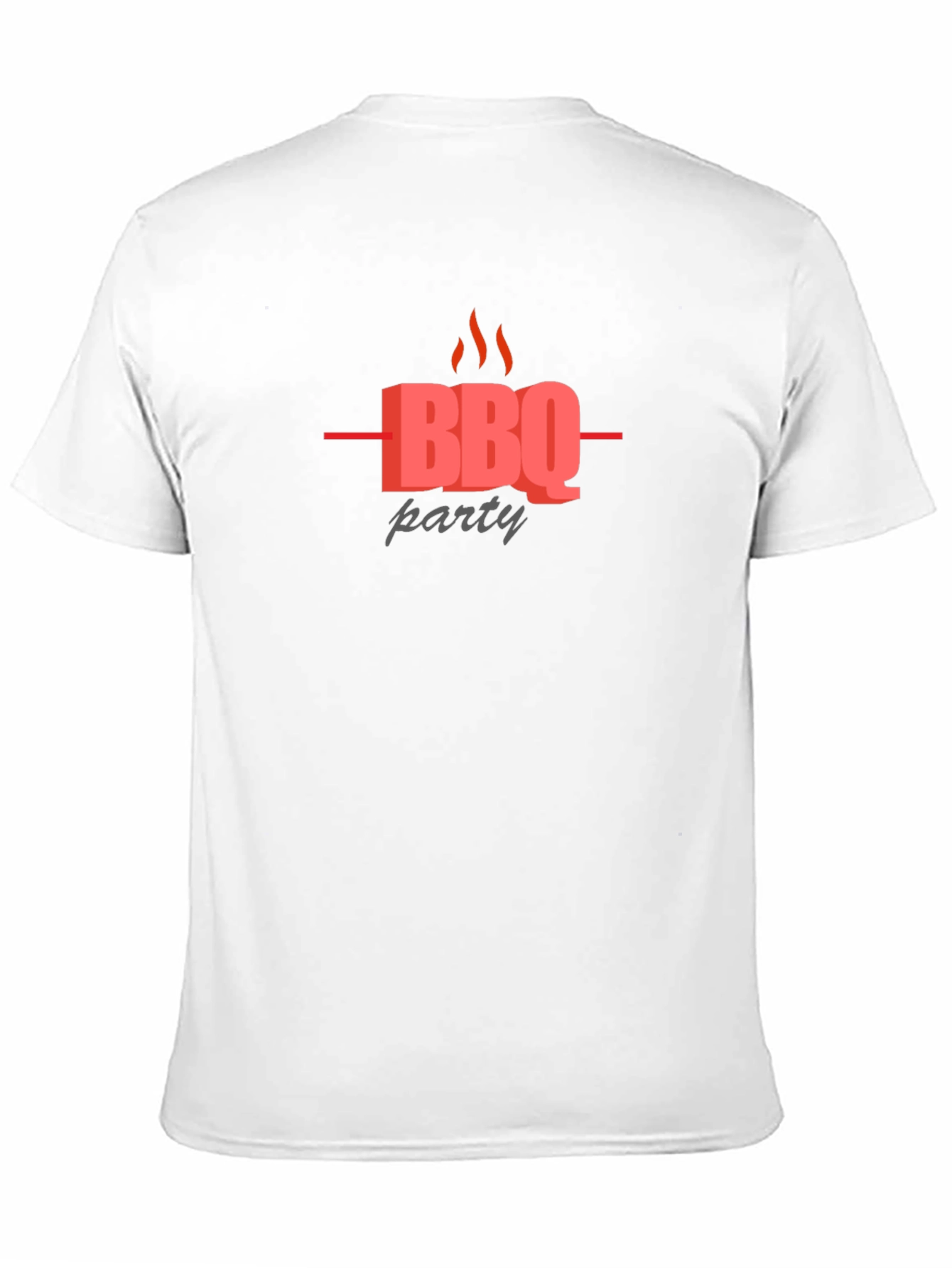 BBQ Party Graphic Black T-Shirt