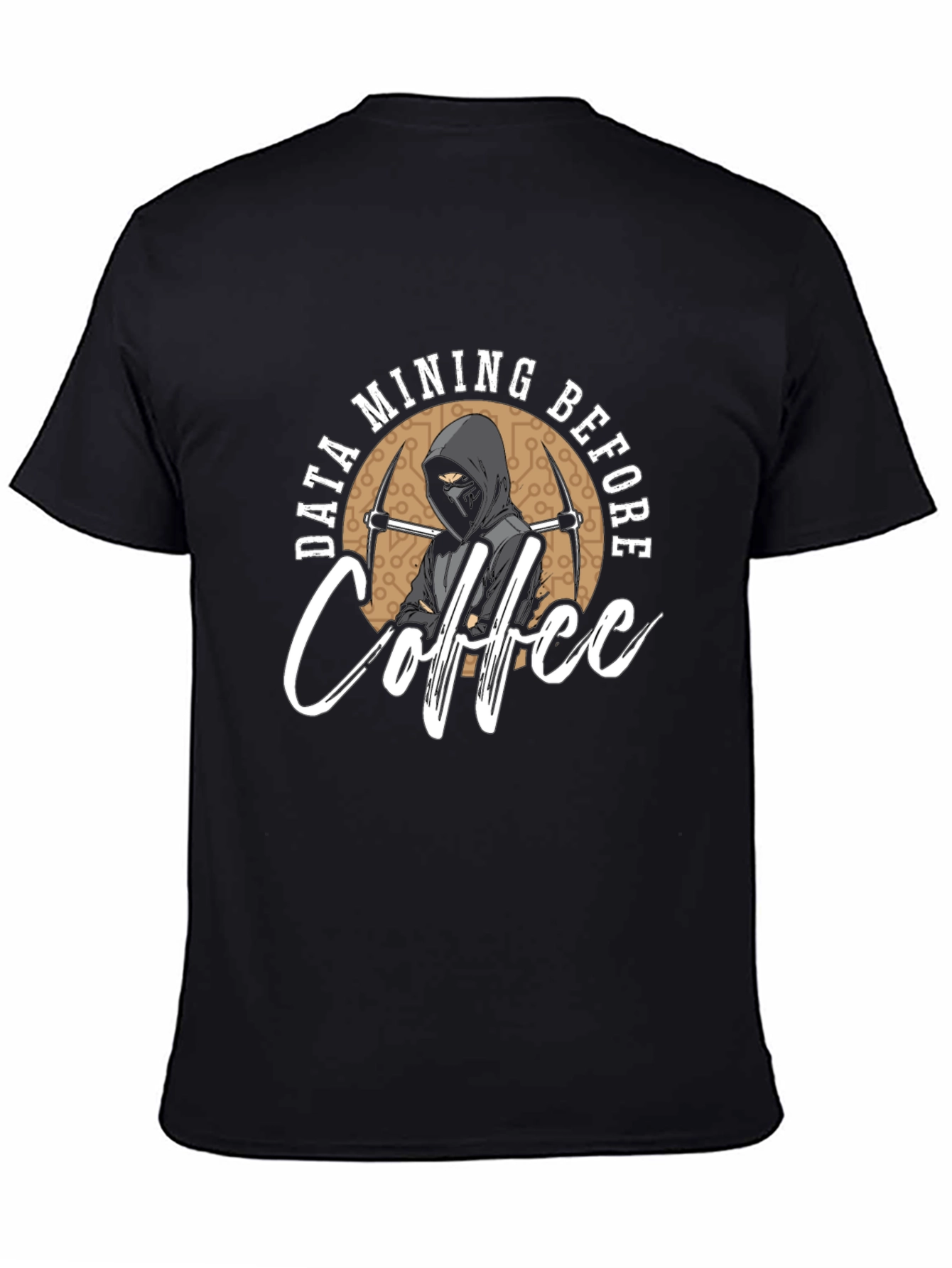 Data Mining Before Coffee Graphic T-Shirt