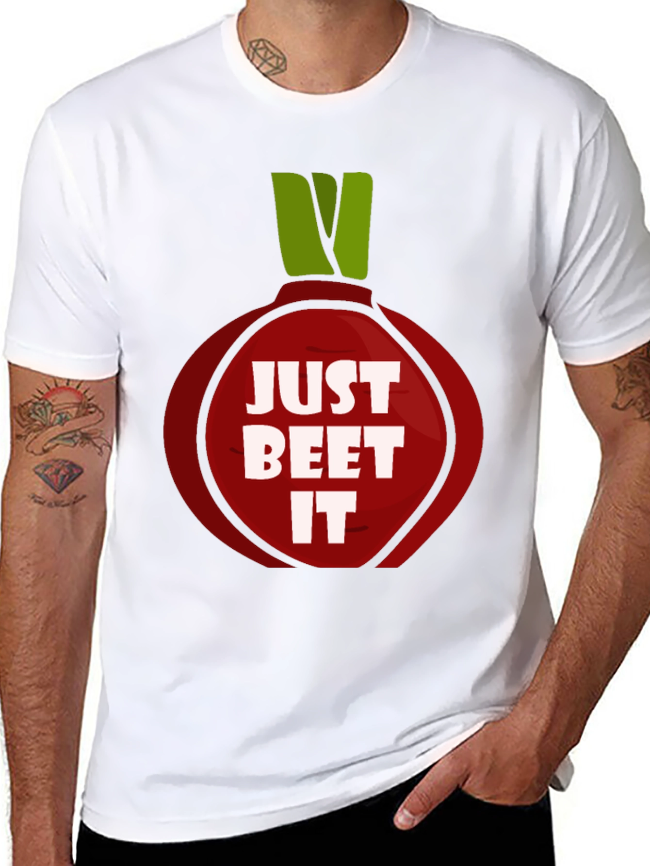 Just Beet It T-Shirt Funny Music Pun Tee