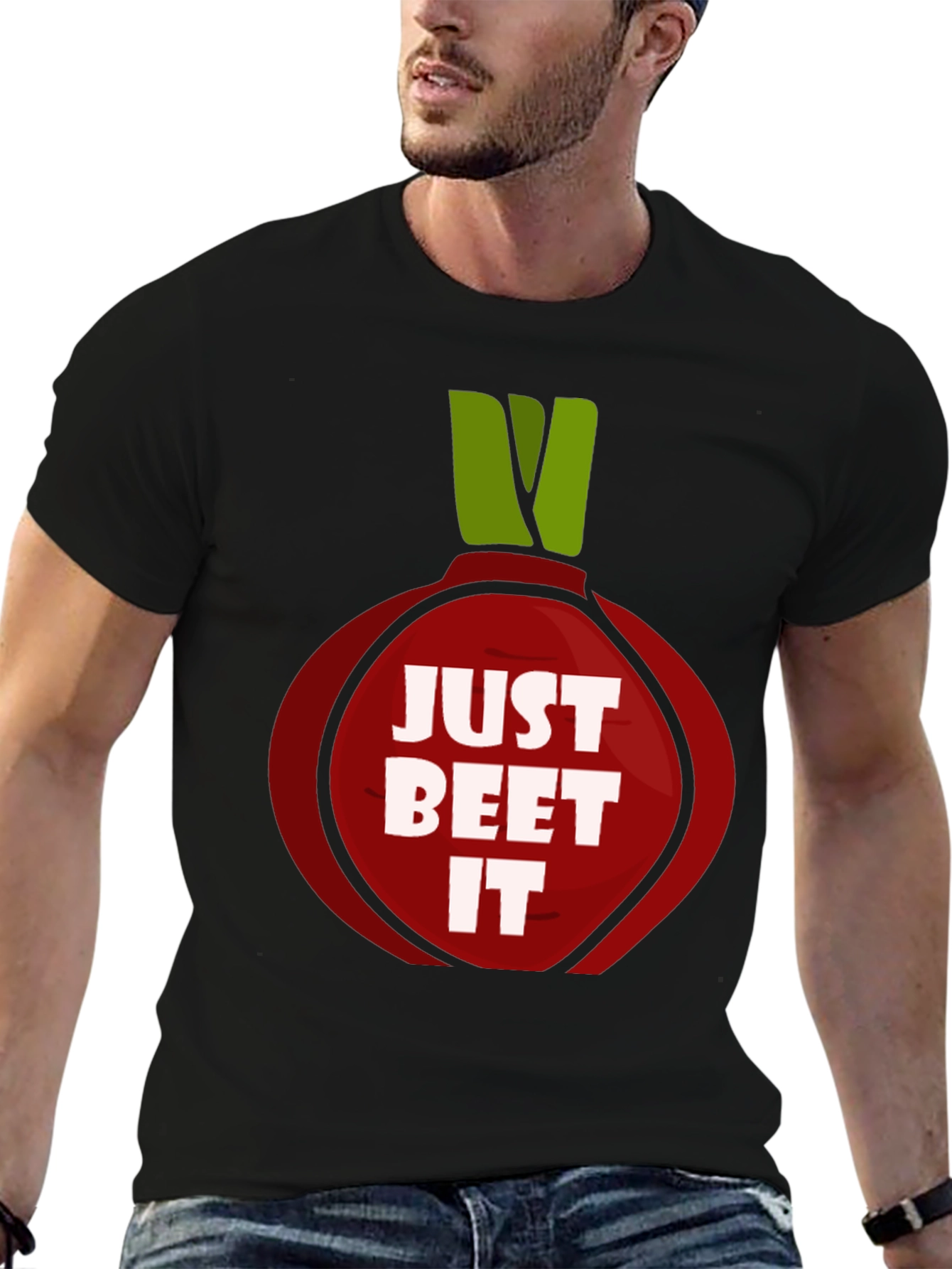 Just Beet It T-Shirt Funny Music Pun Tee