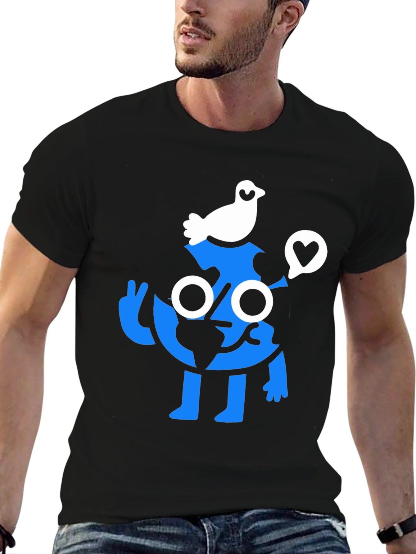 Peace Earth Graphic T-Shirt