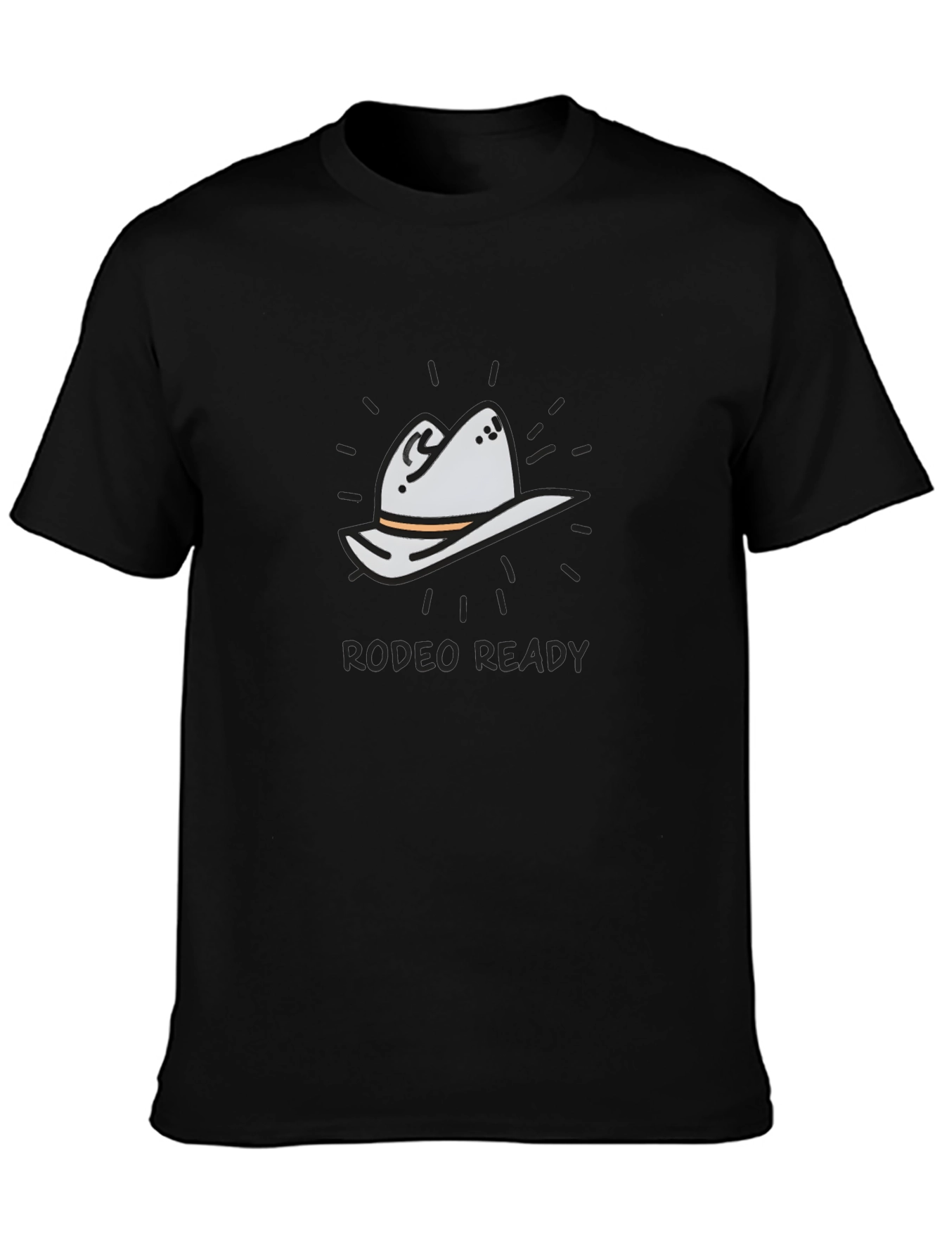 Rodeo Ready T-Shirt - Cowboy Hat Graphic Tee