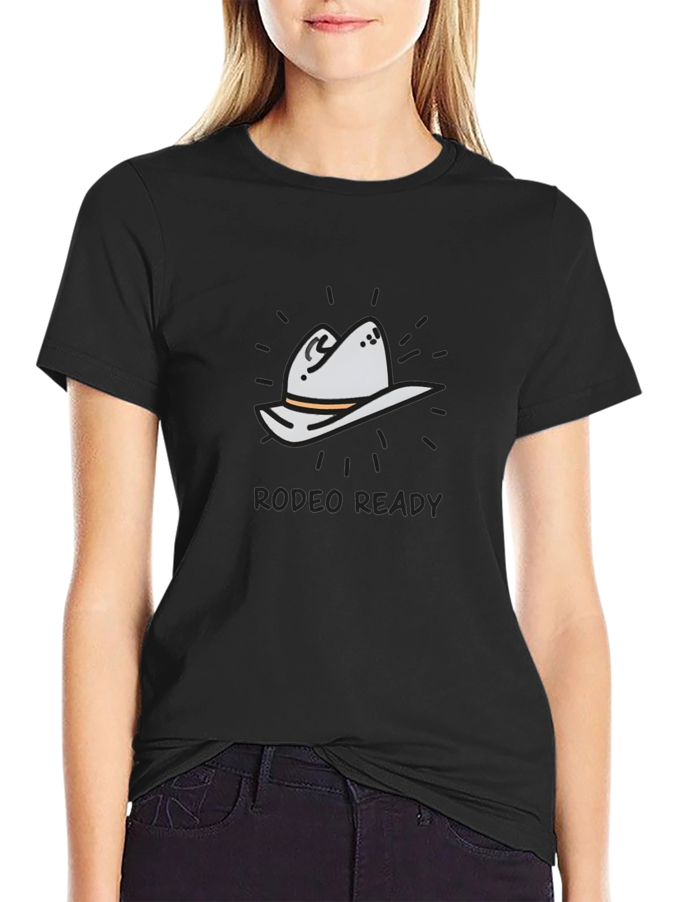 Rodeo Ready T-Shirt - Cowboy Hat Graphic Tee