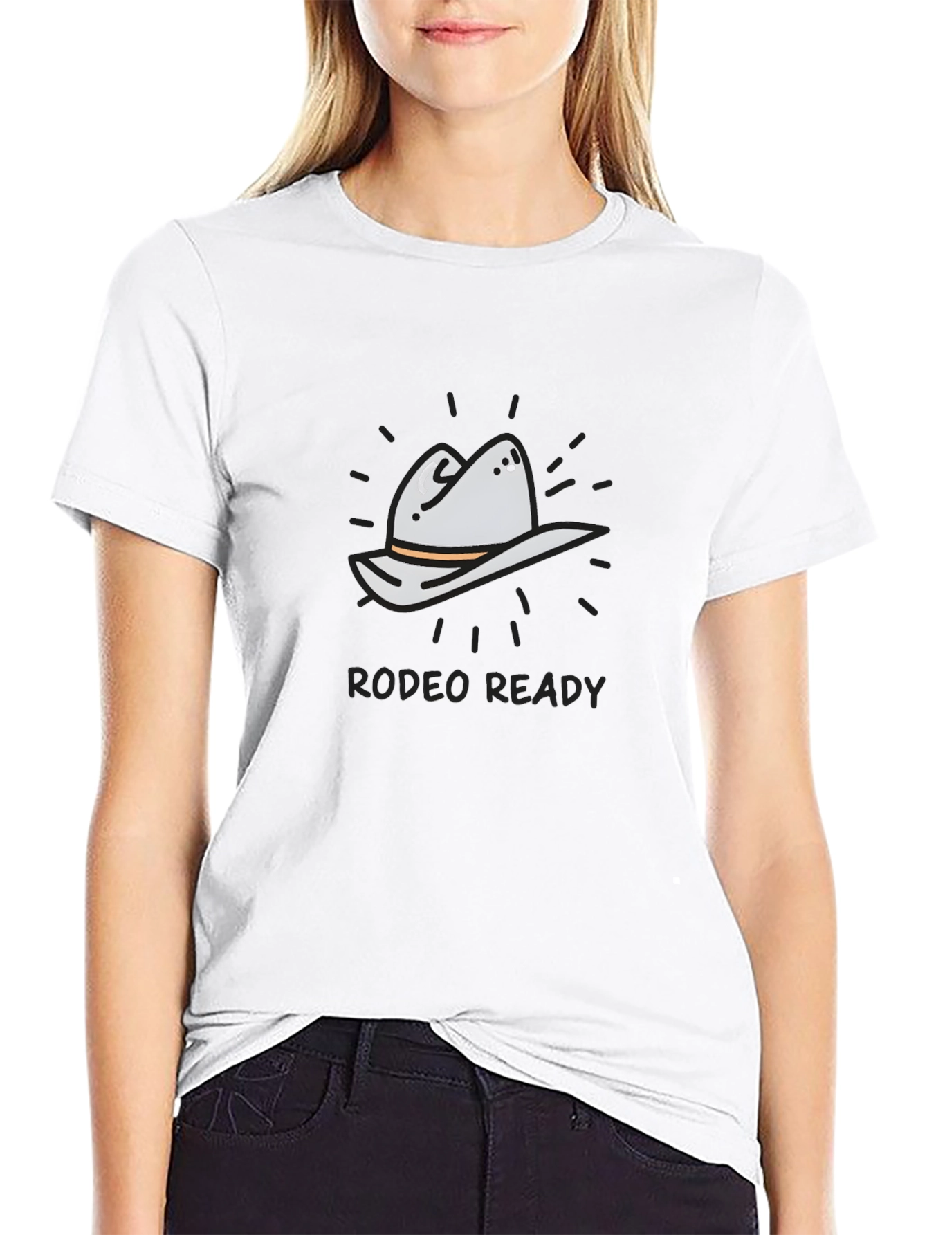 Rodeo Ready T-Shirt - Cowboy Hat Graphic Tee
