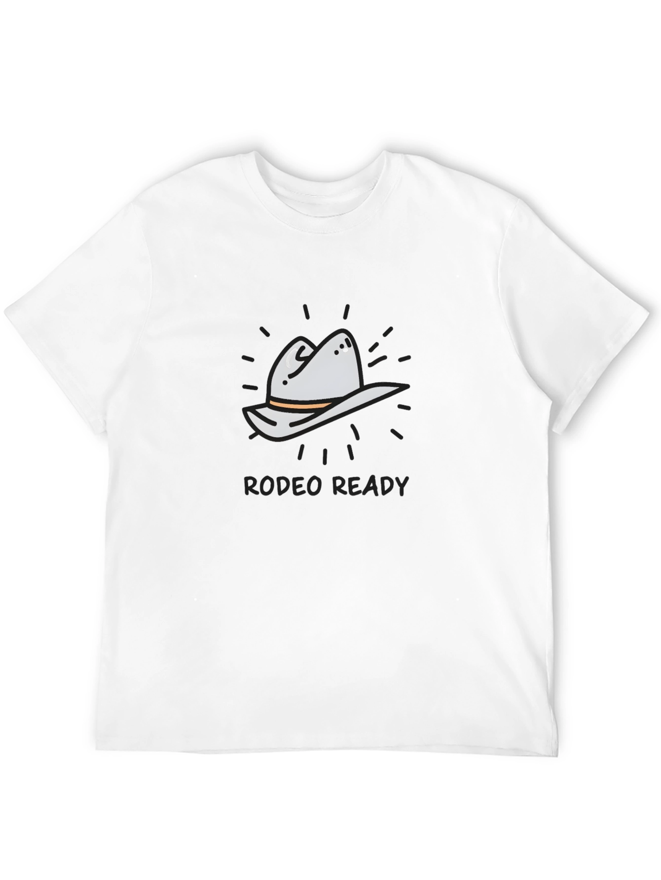 Rodeo Ready T-Shirt - Cowboy Hat Graphic Tee