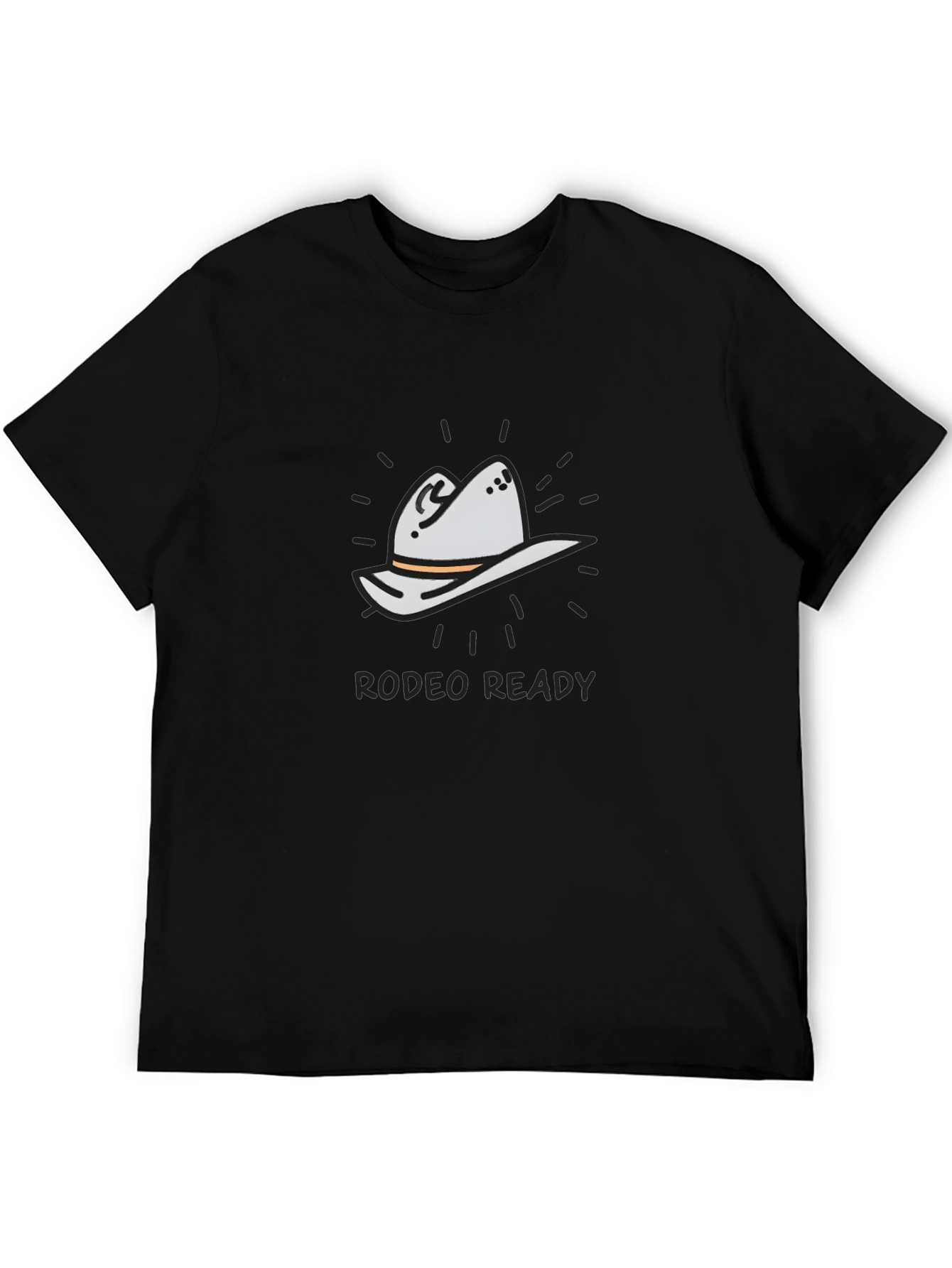 Rodeo Ready T-Shirt - Cowboy Hat Graphic Tee
