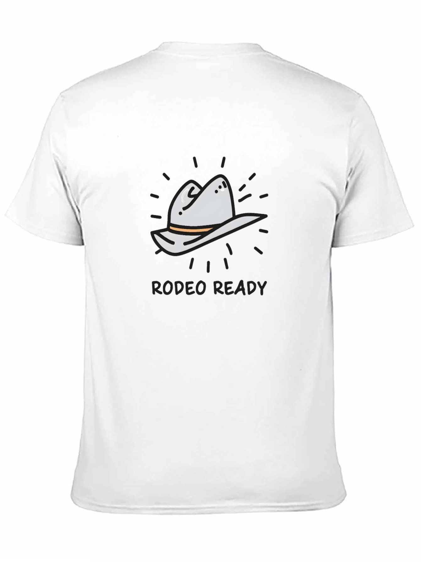 Rodeo Ready T-Shirt - Cowboy Hat Graphic Tee