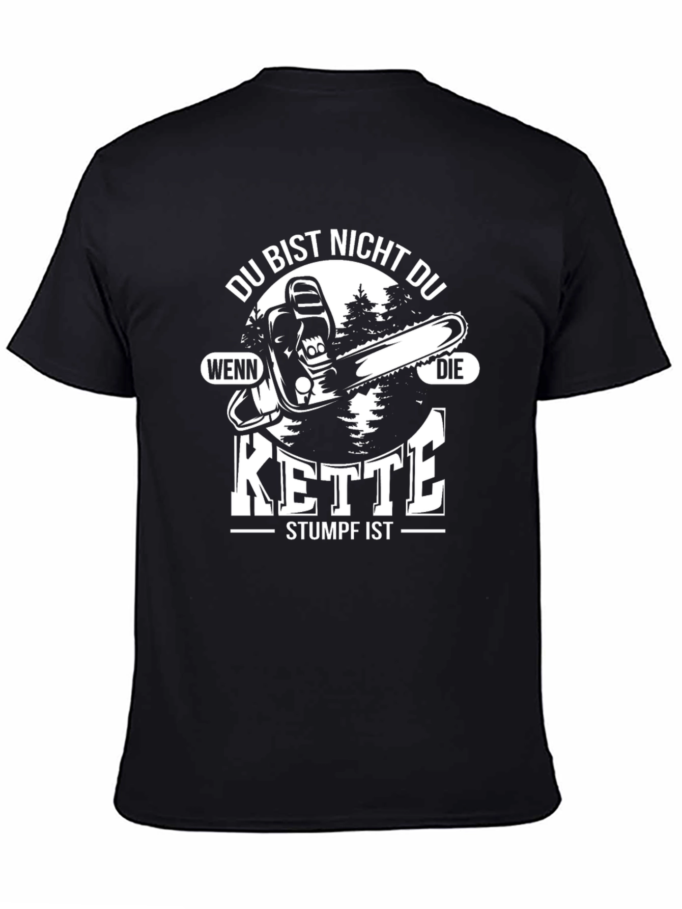 Funny Chainsaw Kette Stumpf T-Shirt