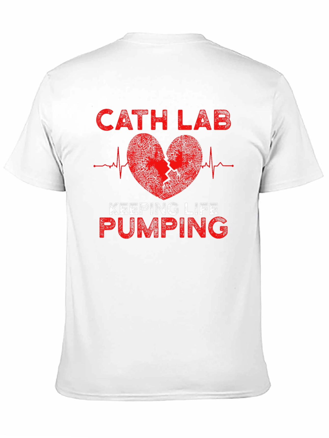 Cath Lab Heartbeat T-Shirt - Keeping Life Pumping